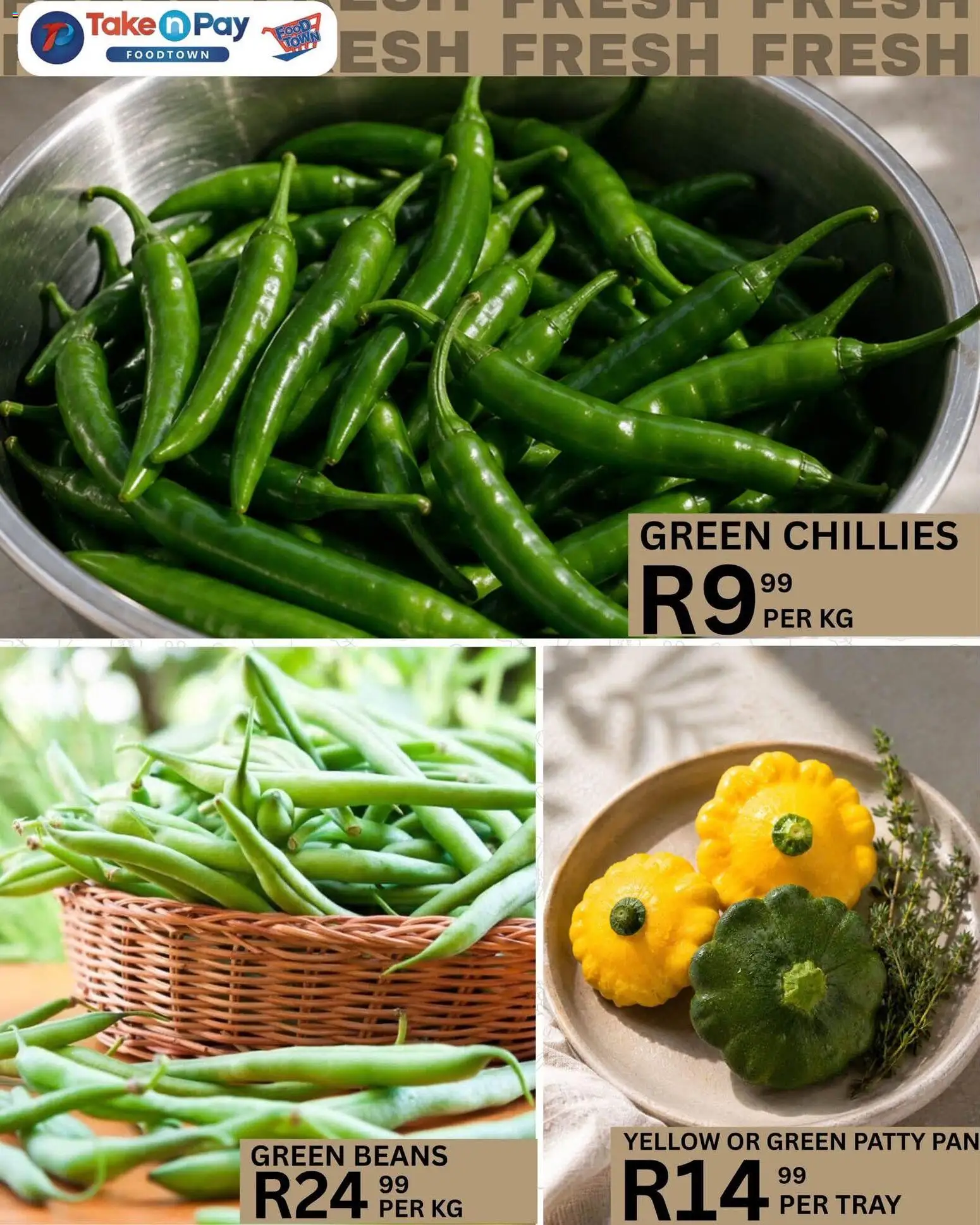 New Take n Pay catalogue – valid from 27/09/2026 | Page: 14 | Products: Beans, Tray