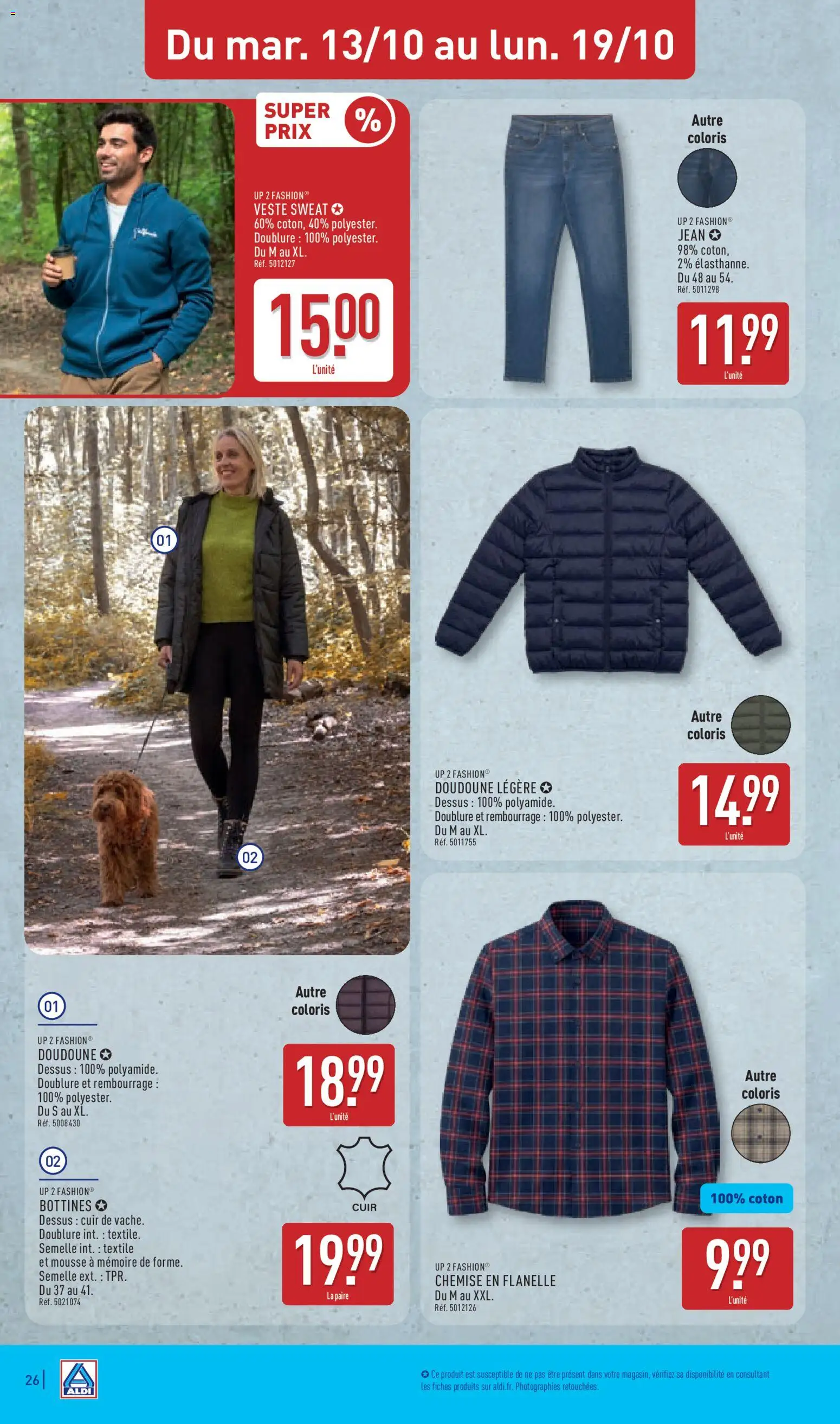 {H1} | Page: 28 | Produits: Jeans, Mousse, Bottines, Veste