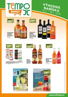 Náhled letáku Tempo leták od 15.07.2026 | Strana: 9 | Produkty: Likér, Plech, Mojito, Aperitivo