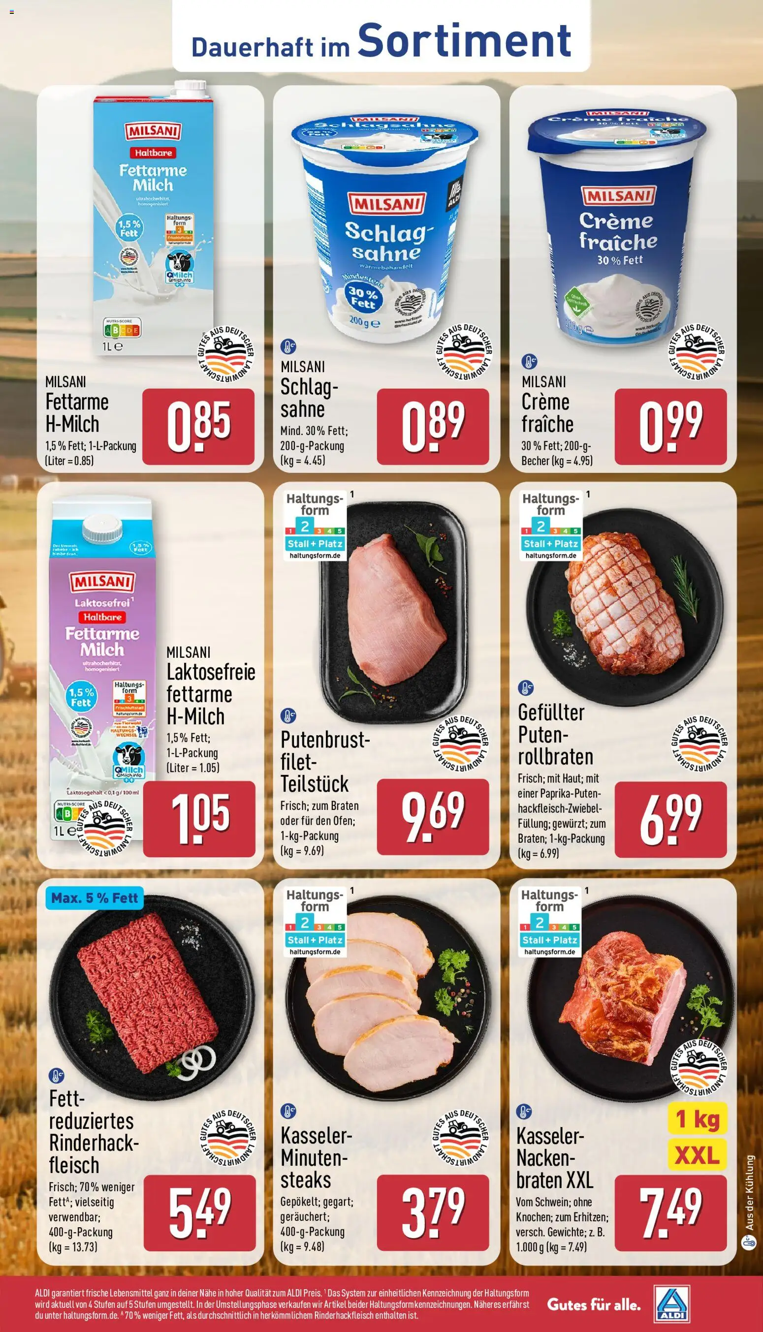 Aldi Prospekt – gültig ab 05.10.2026 | Seite: 37 | Produkte: Putenbrust, Creme, Sahne, Fleisch