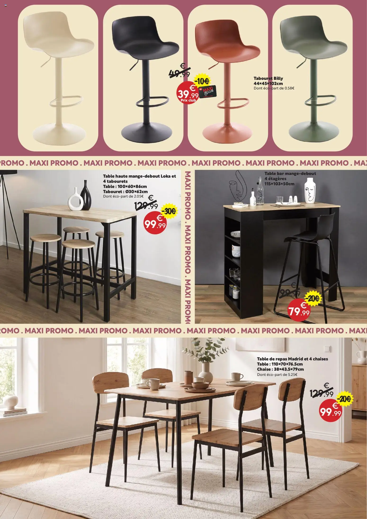 {H1} | Page: 14 | Produits: Chaises, Table, Chaise