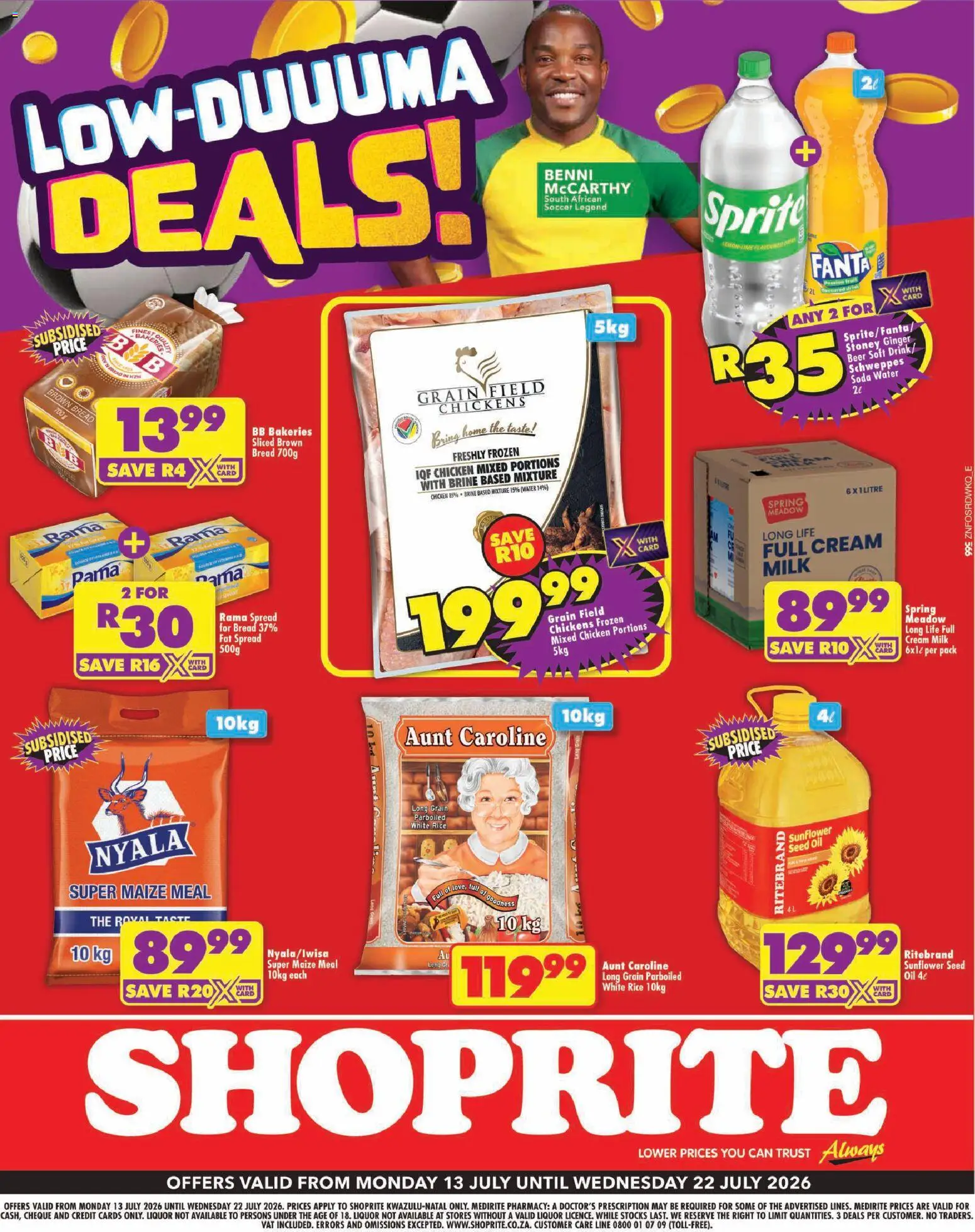Shoprite Specials (13/07/2026 - 22/07/2026) → Catalogue catalogue cover