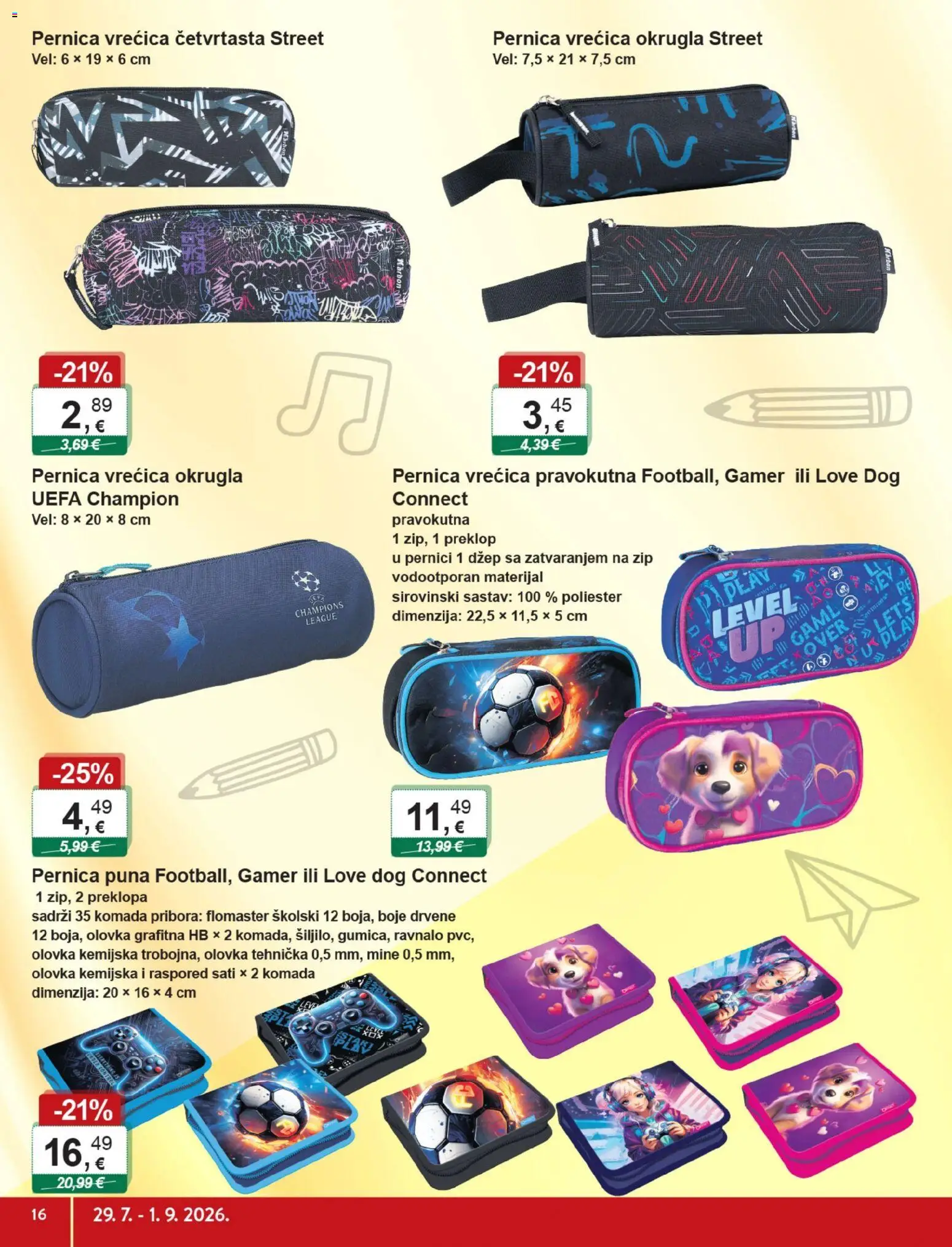 KTC katalog | vrijedi od 29.07.2026 | Stranica: 16 | Proizvodi: Pernica
