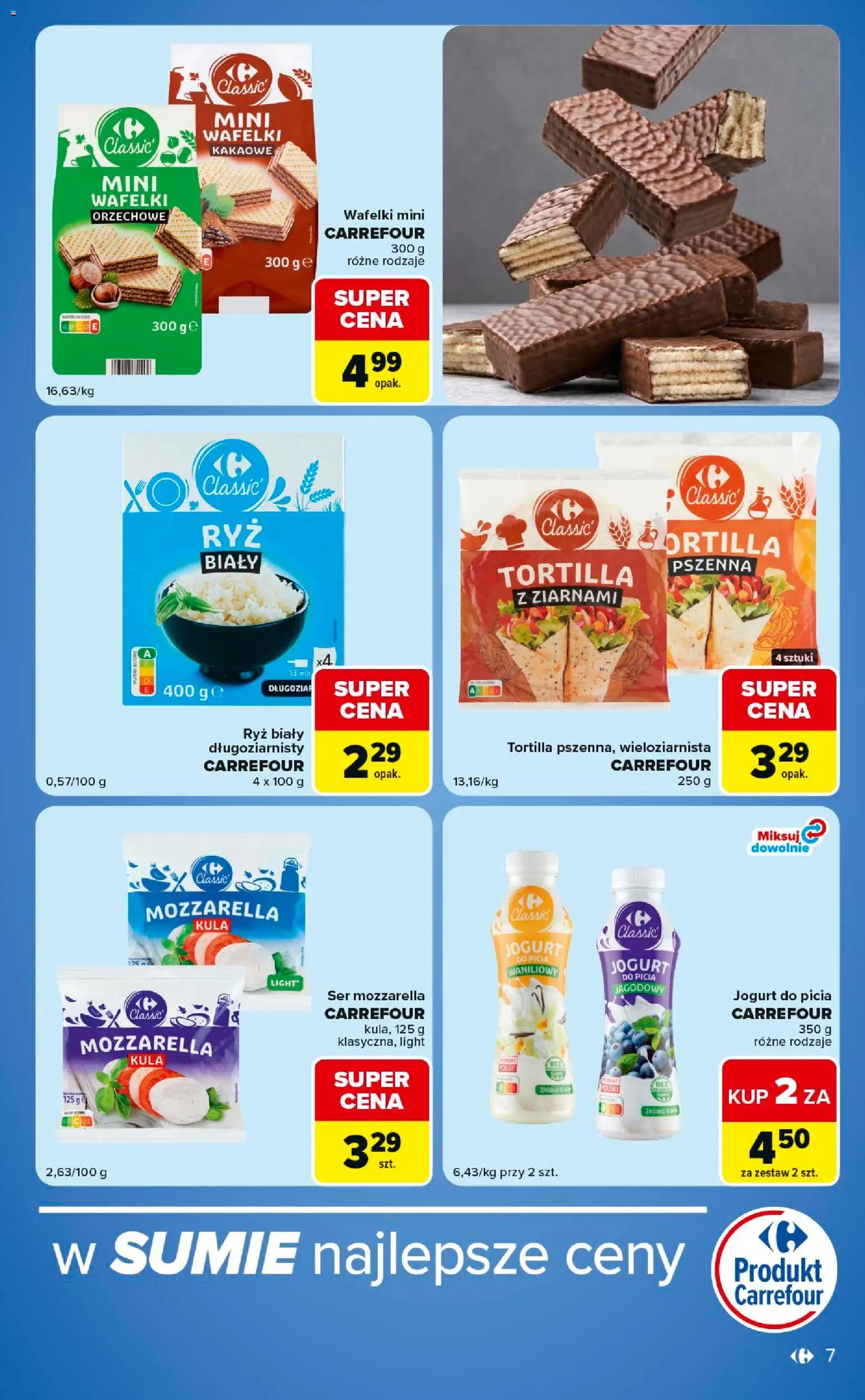Carrefour gazetka - Express od 22.09.2026 | Strona: 7 | Produkty: Tortilla pszenna, Tortilla, Jogurt, Ryż