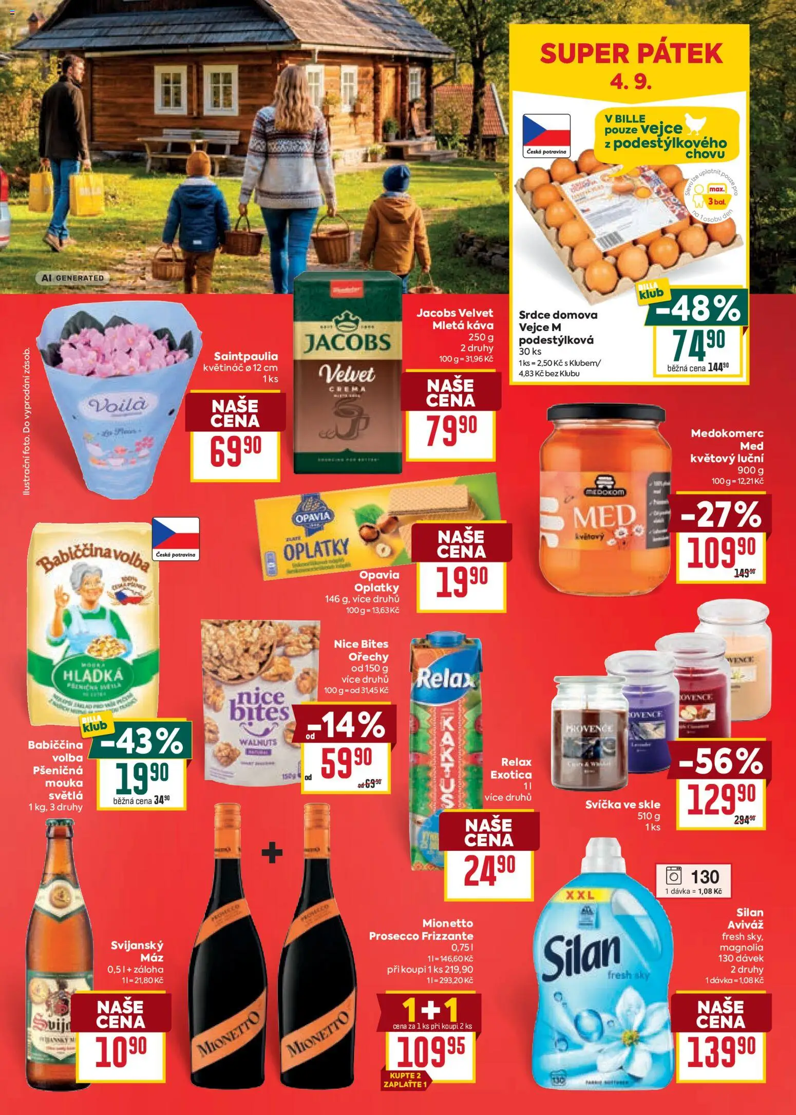 Billa Velký leták od 02.09.2026 | Strana: 35 | Produkty: Ořechy, Frizzante, Velvet, Květináč