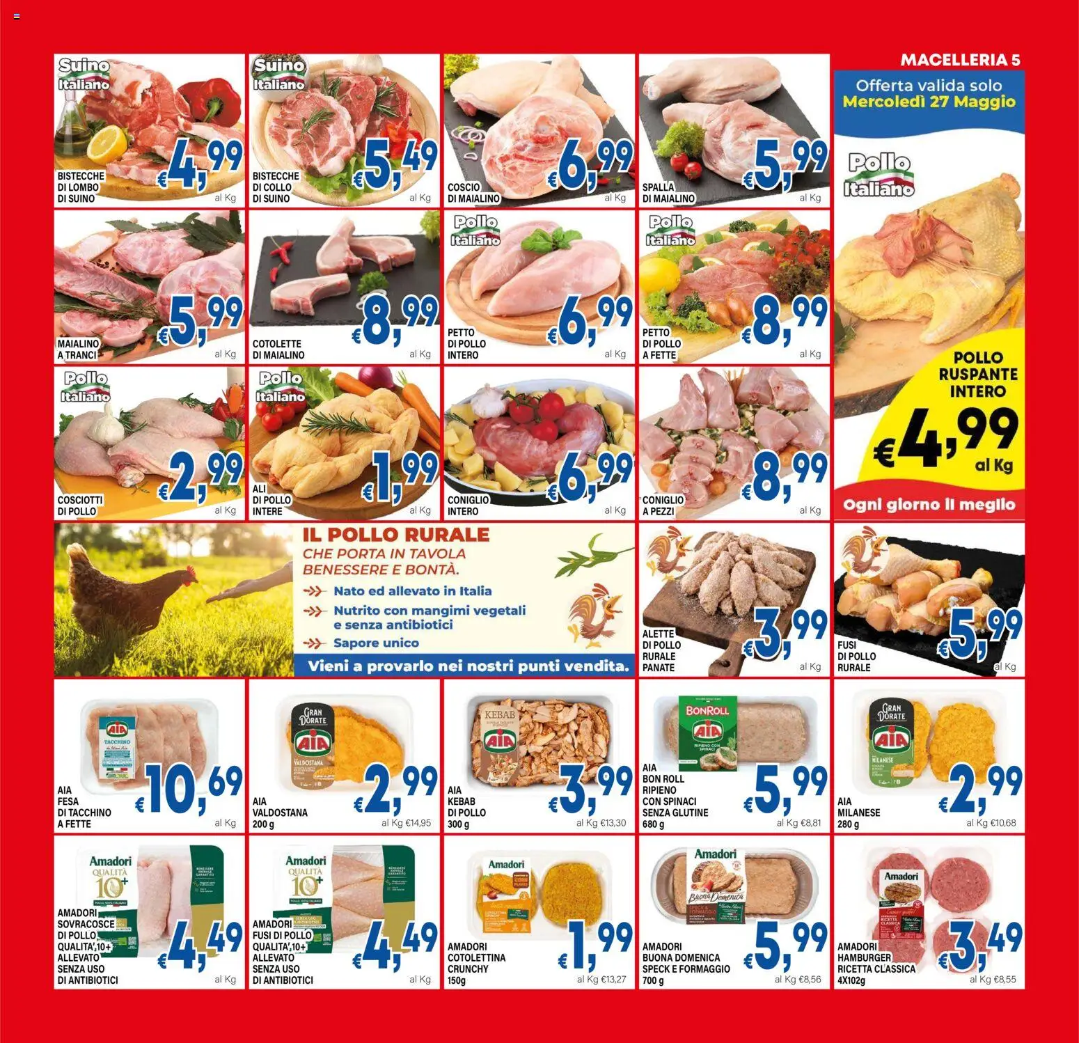 Volantino DEM del 20.05.2026 | Pagina: 5 | Prodotti: Speck, Pollo, Suino, Tacchino