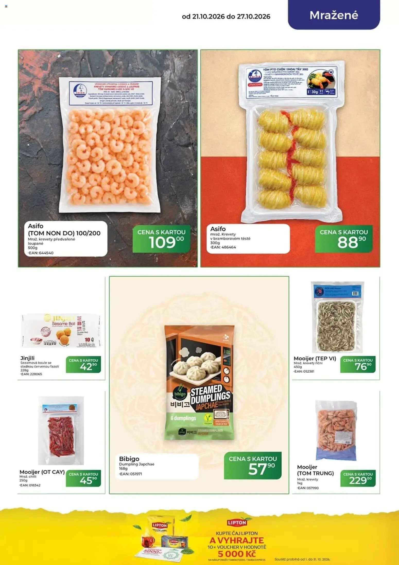 Tamda Foods leták od 21.10.2026 | Strana: 21 | Produkty: Vegan, Čaj, Chilli, Krevety
