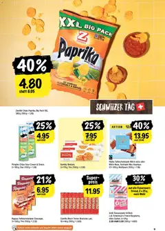 Zweifel Paprika, Big Pack XXL, Paprika Original Chips mit Schweizer Alpensalz & Rapsöl ab 30.07.2026 gültig | Seite: 9 | Produkte: Rapsöl, Milch, Chips, Zucker