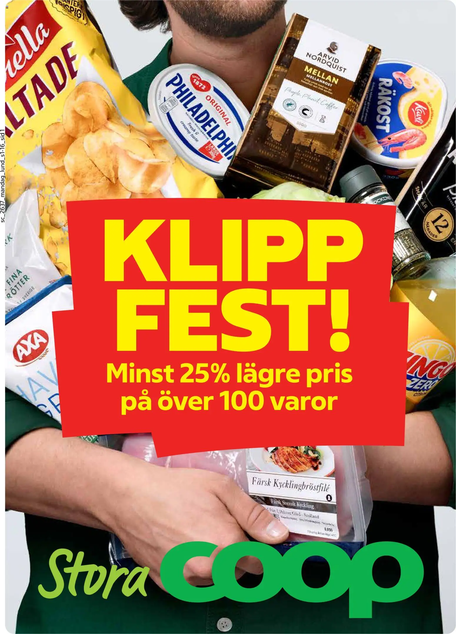 Coop Forum reklamblad aktuell från 07/09/2026 | Sida: 1 | Produkter: Räkost, Fisk, Kyckling