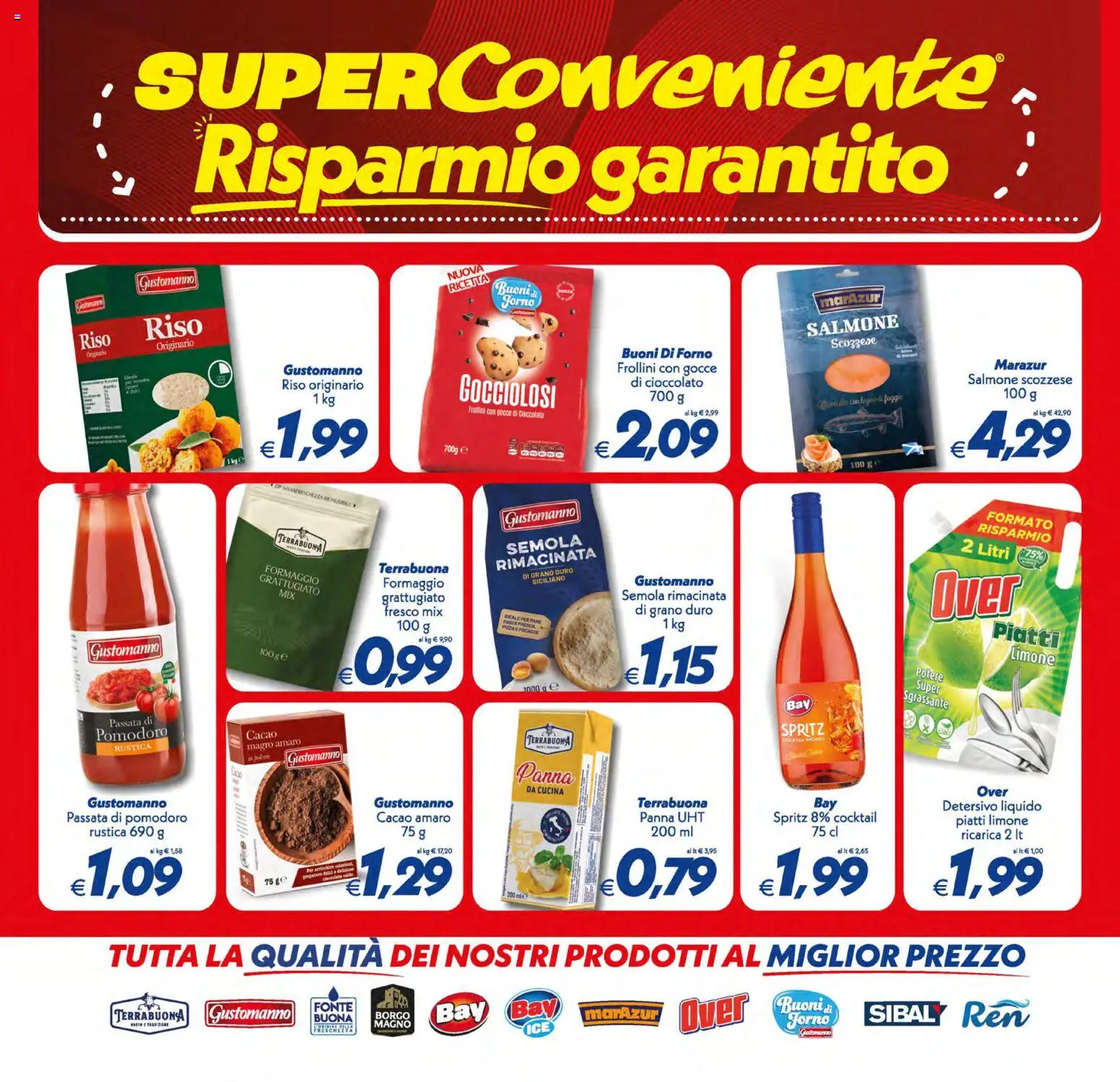 Volantino SuperConveniente del 31/07/2026 | Pagina: 5 | Prodotti: Pane, Pizza, Panna, Pomodoro
