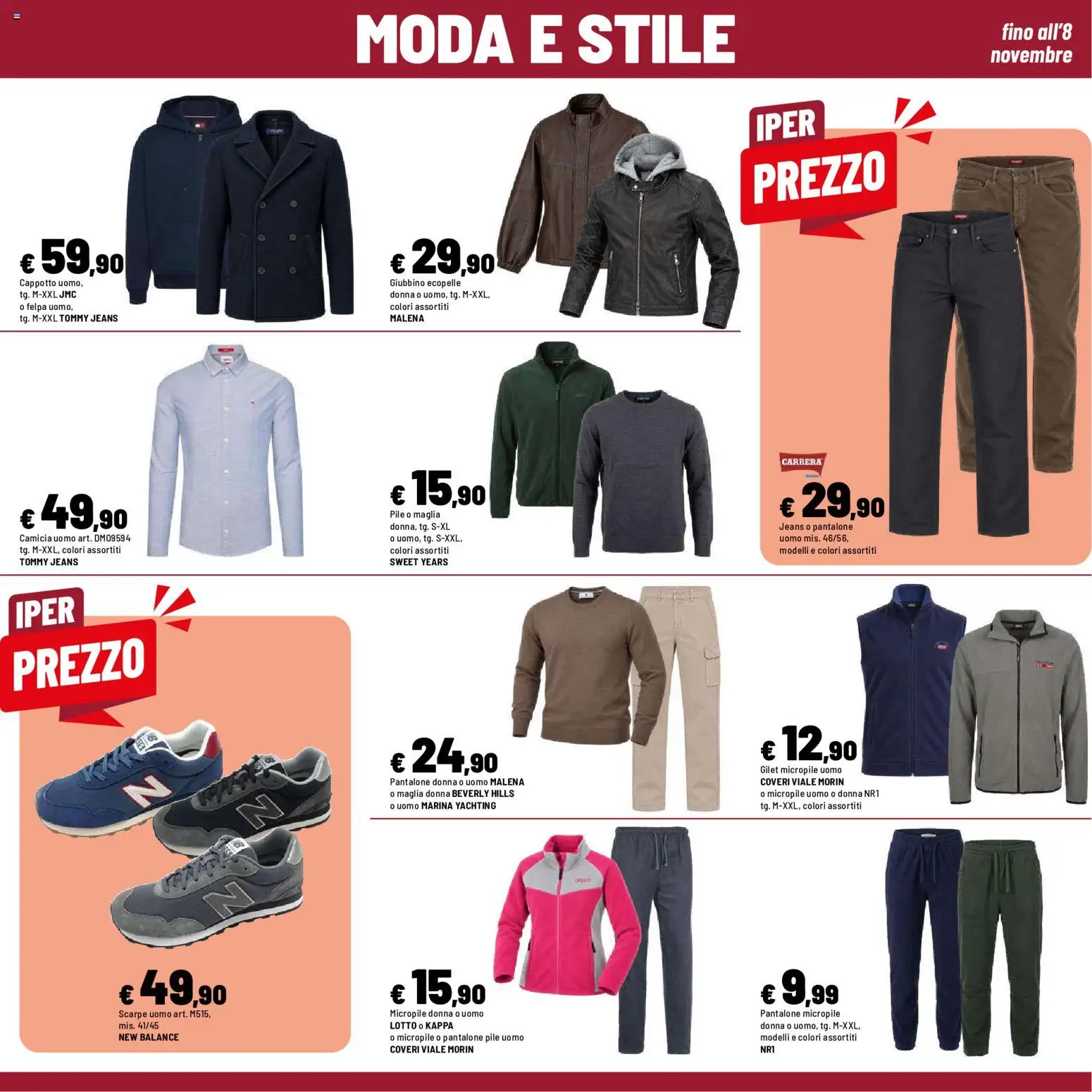 Volantino Iper del 12/10/2026 | Pagina: 35 | Prodotti: Pile, Felpa, Gilet, Scarpe