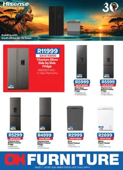 OK Furniture specials catalogue – valid from 07/09/2026