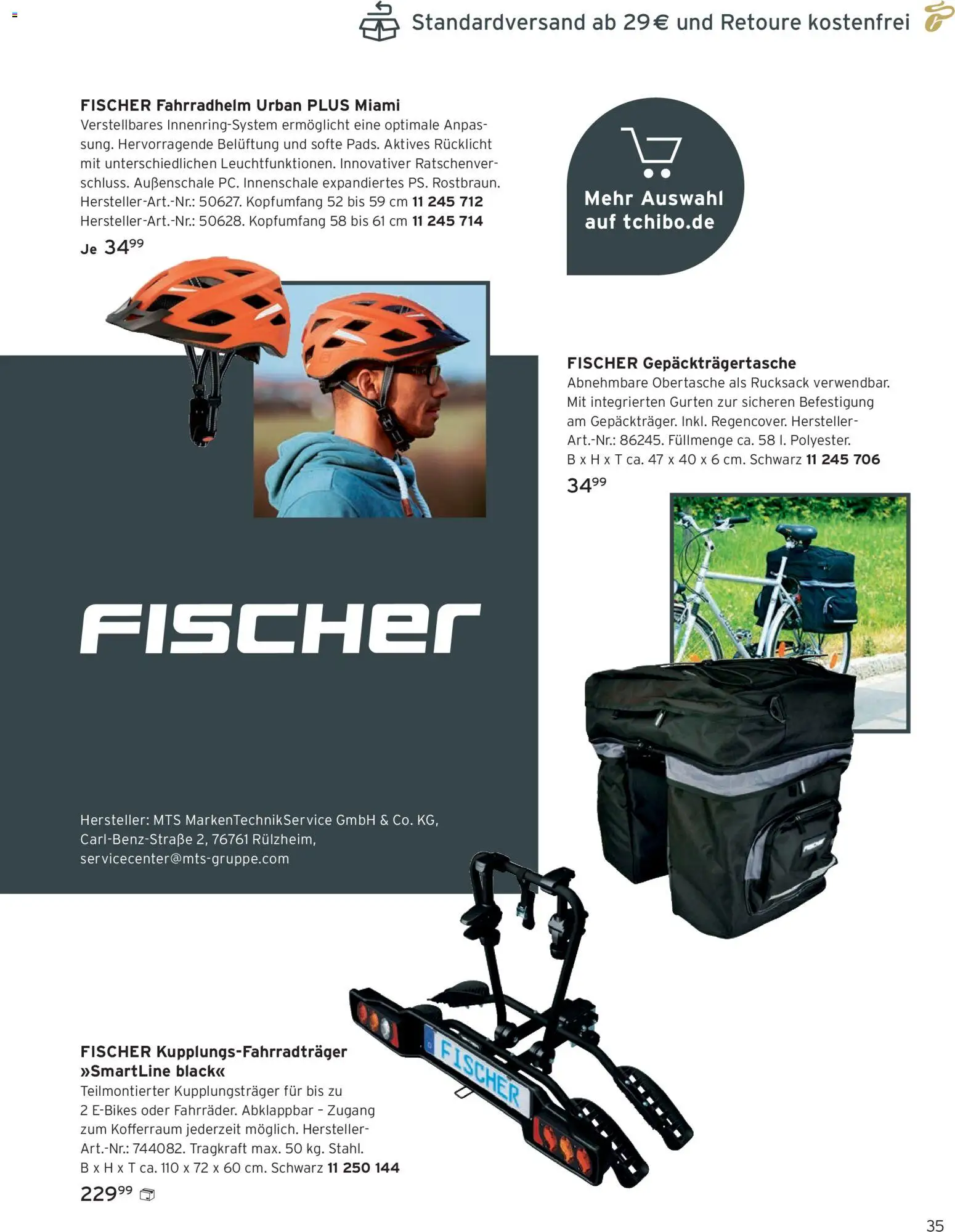 Angebote Tchibo – gültig ab 08.10.2026 | Seite: 35 | Produkte: Fahrradhelm, Rucksack