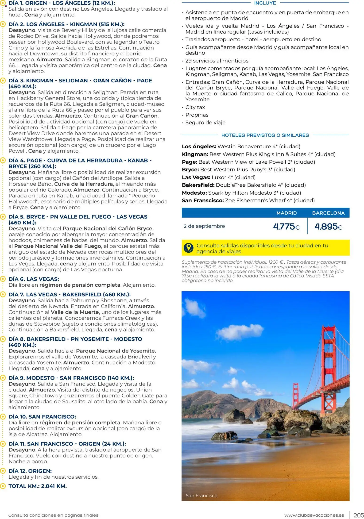 Viajes El Corte Inglés Club de Vacaciones │ válido desde el 01.02.2026 | Página: 205 | Productos: General