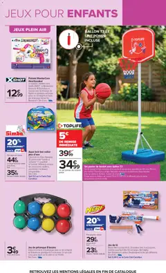 Carrefour - Prévisualisation de Carrefour Jeux & jouets plein air valide à partir de 12.05.2026 | Page: 9 | Produits: Base, Mousse, Panier, Jeux