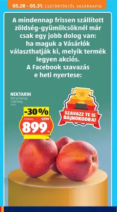 NEKTARIN, 500 g/csomag - amely érvényes a következő dátumtól: 28.05.2026 | Oldal: 8
