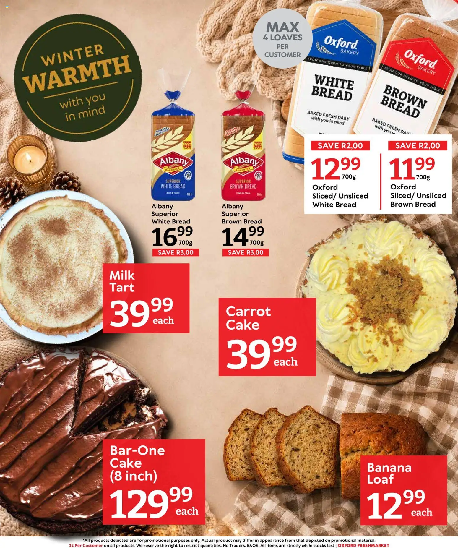 New Oxford Freshmarket catalogue – valid from 29/07/2026 | Page: 11 | Products: Cake, Oven, Table, Milk
