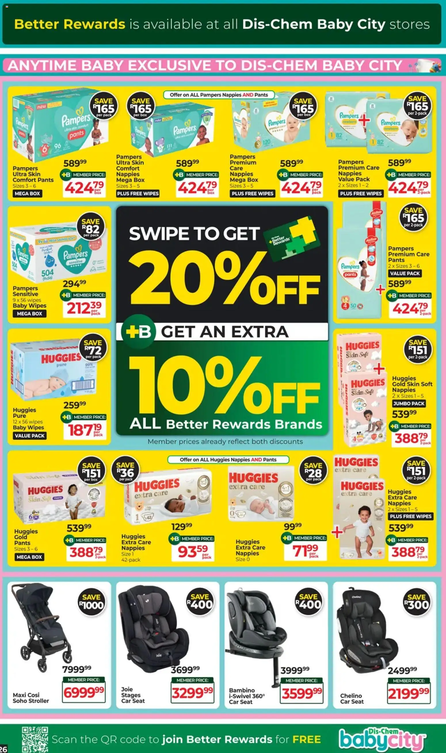 New Baby City catalogue – valid from 14.04.2026 | Page: 1 | Products: Pants, Box, Nappies