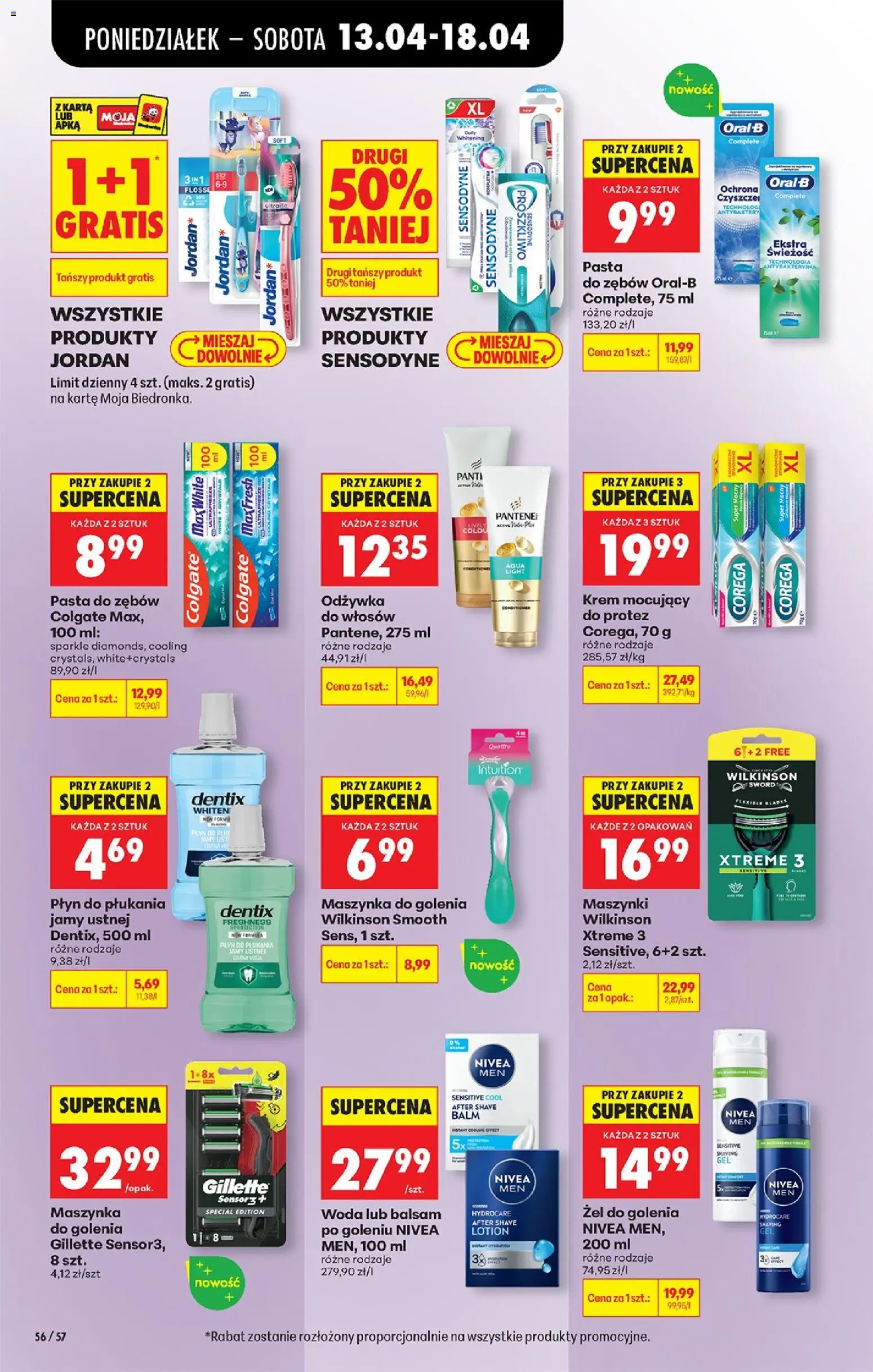 Biedronka Polsko leták od 13.04.2026 | Strana: 70 | Produkty: Corega, Nivea, Krém