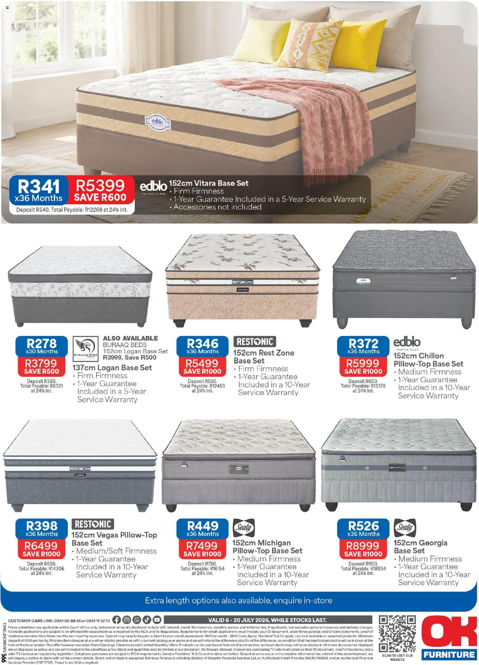 New OK Furniture catalogue – valid from 06/07/2026 | Page: 16 | Products: TV, Stock