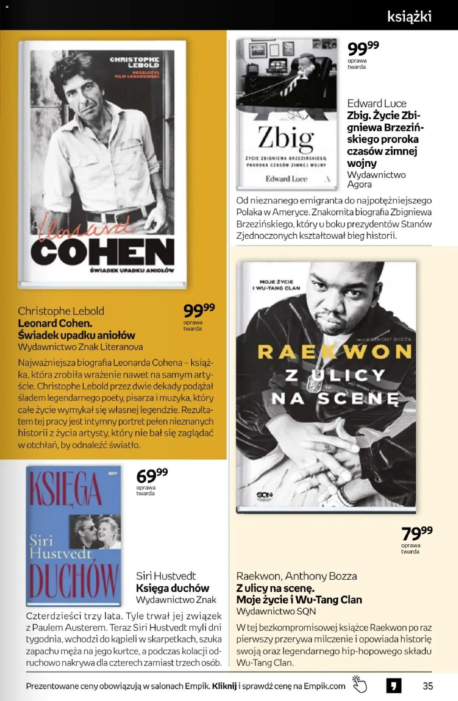 Empik promocje - Tom kultury Książki od 12.08.2026 | Strona: 35 | Produkty: Książki