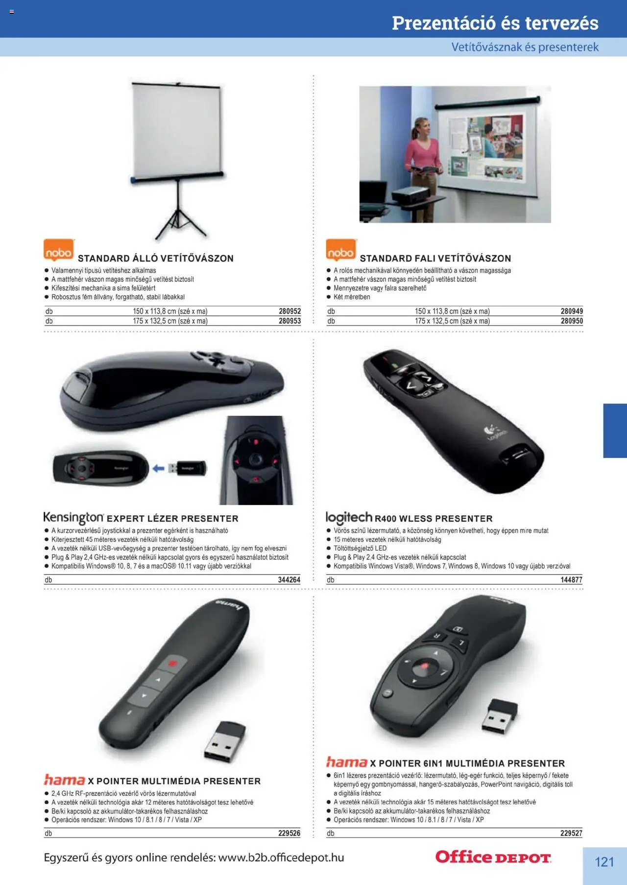 Office Depot akciós ujság - amely érvényes a következő dátumtól: 2025.04.10. | Oldal: 121 | Termékek: LED