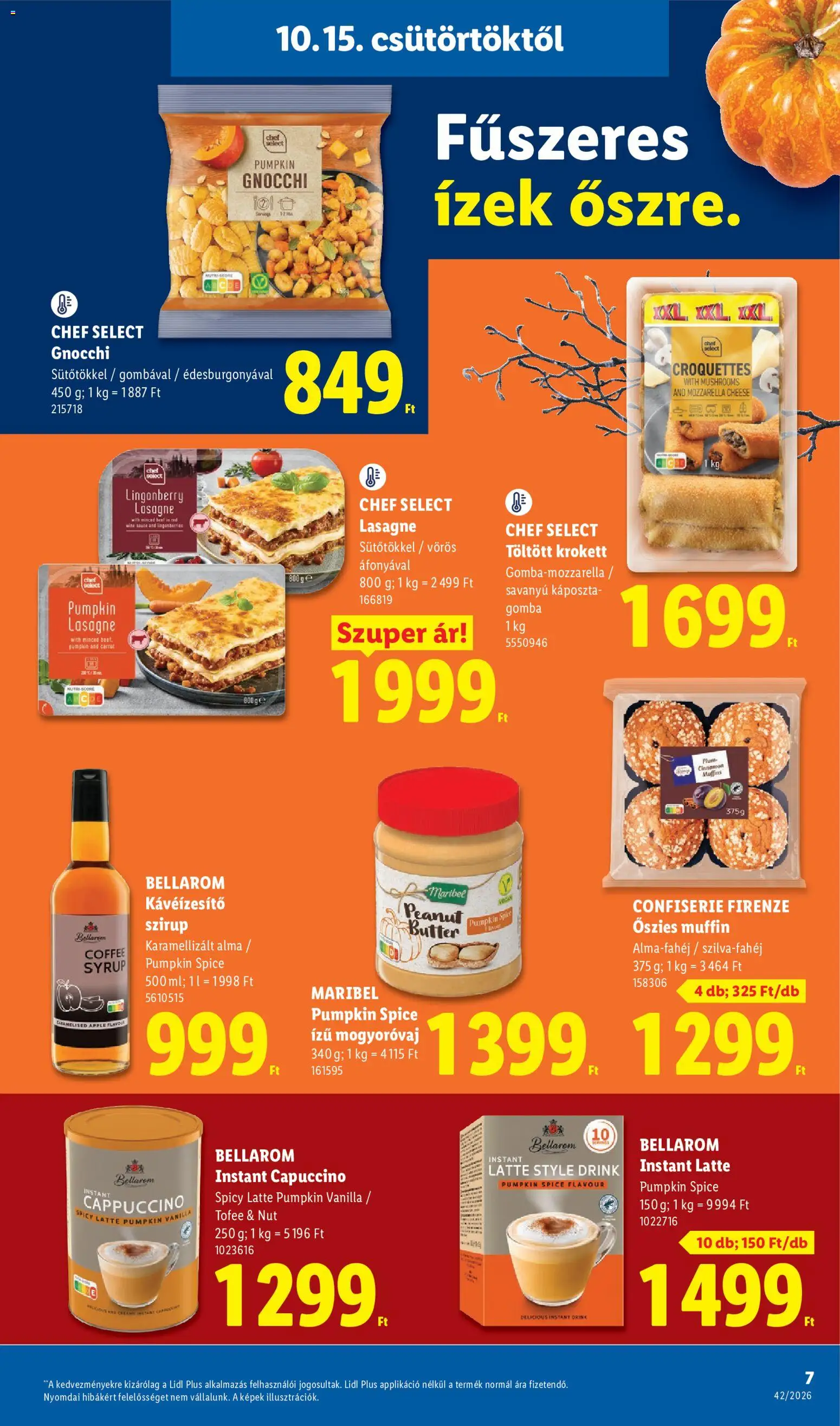 Lidl akciós ujság - amely érvényes a következő dátumtól: 2026.10.15. | Oldal: 7