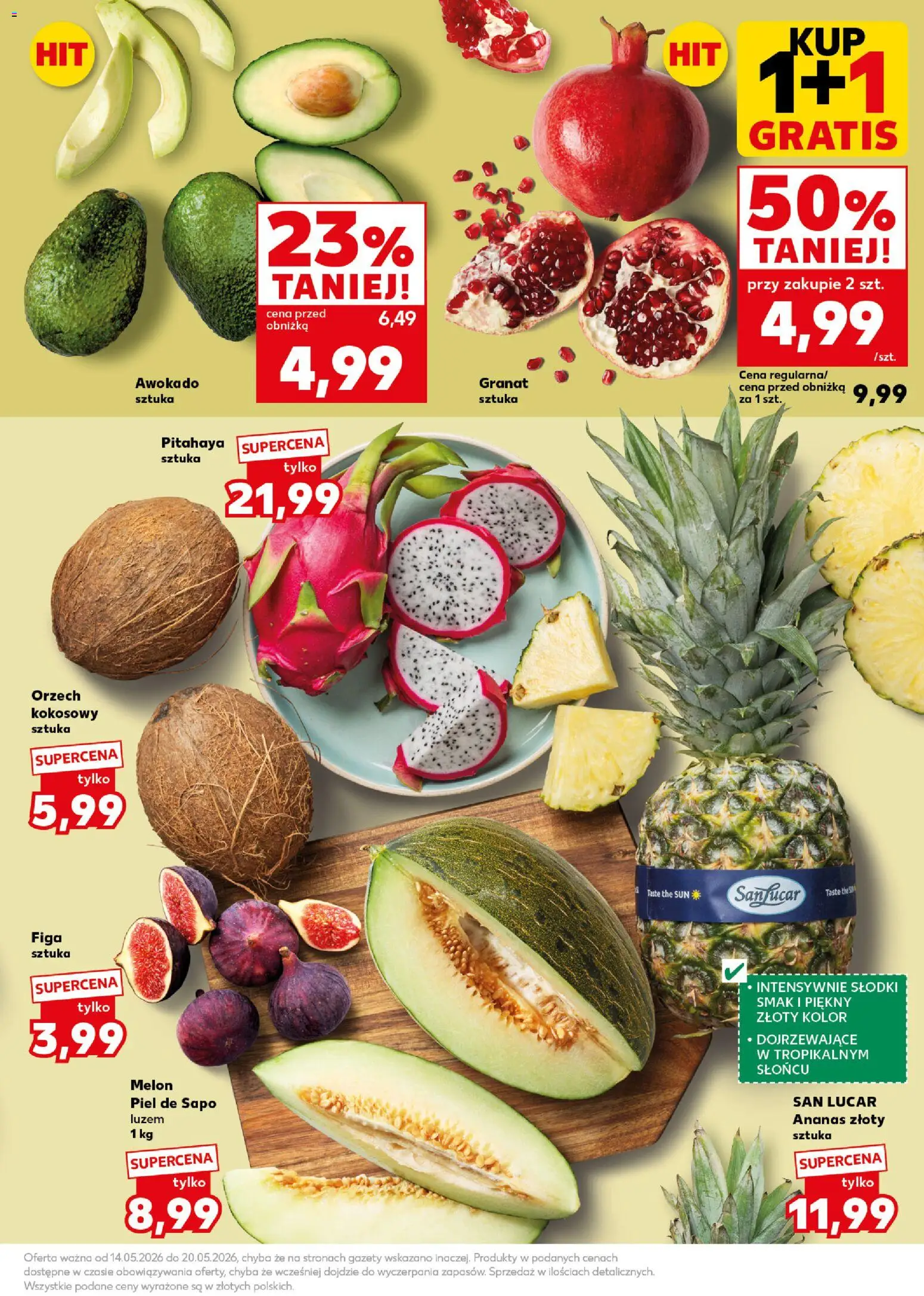 Kaufland Polsko leták - Mocny start od 18.05.2026 | Strana: 11 | Produkty: Ananas