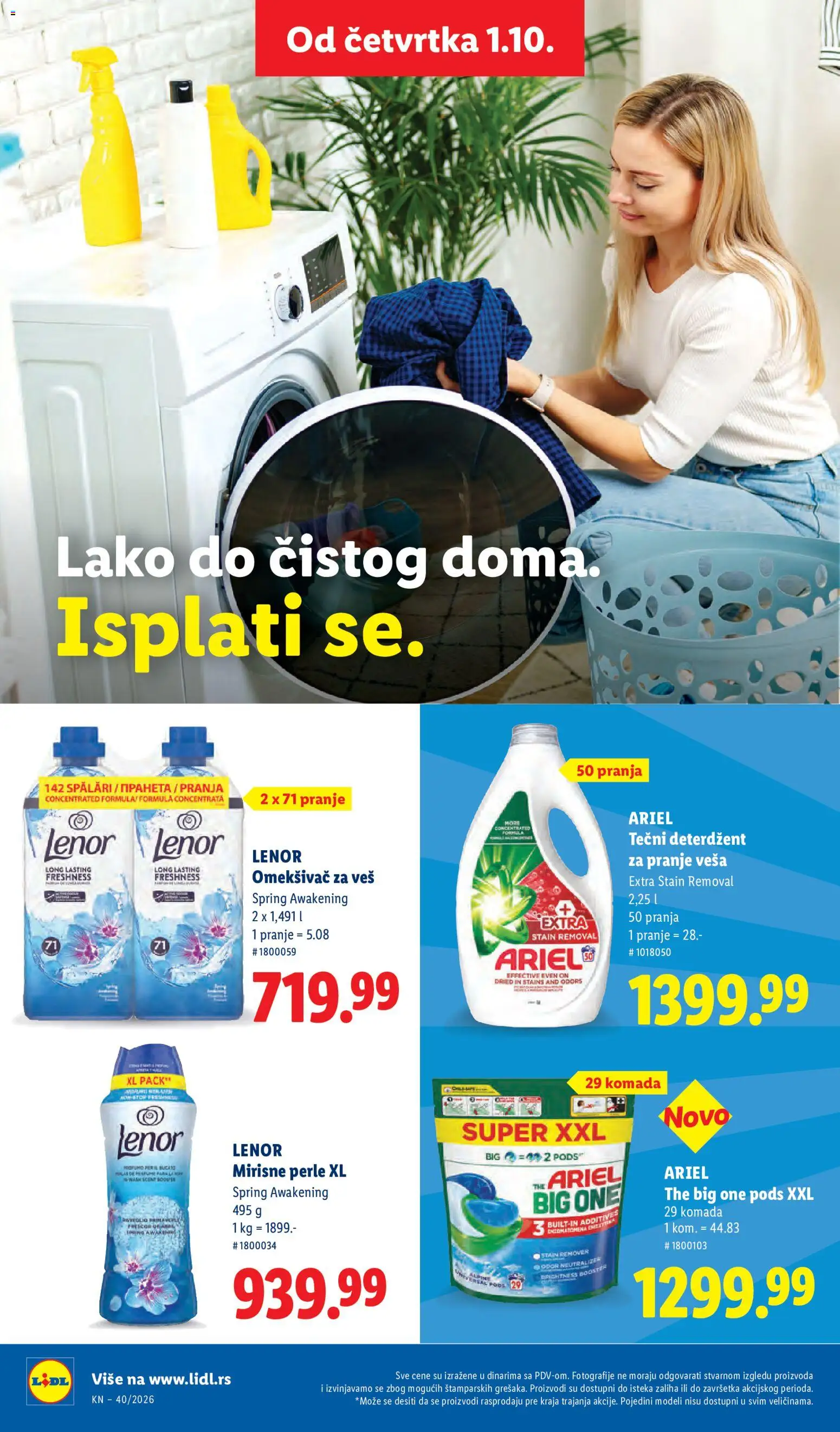 Lidl katalog - važi od 01.10.2026 | Strana: 36