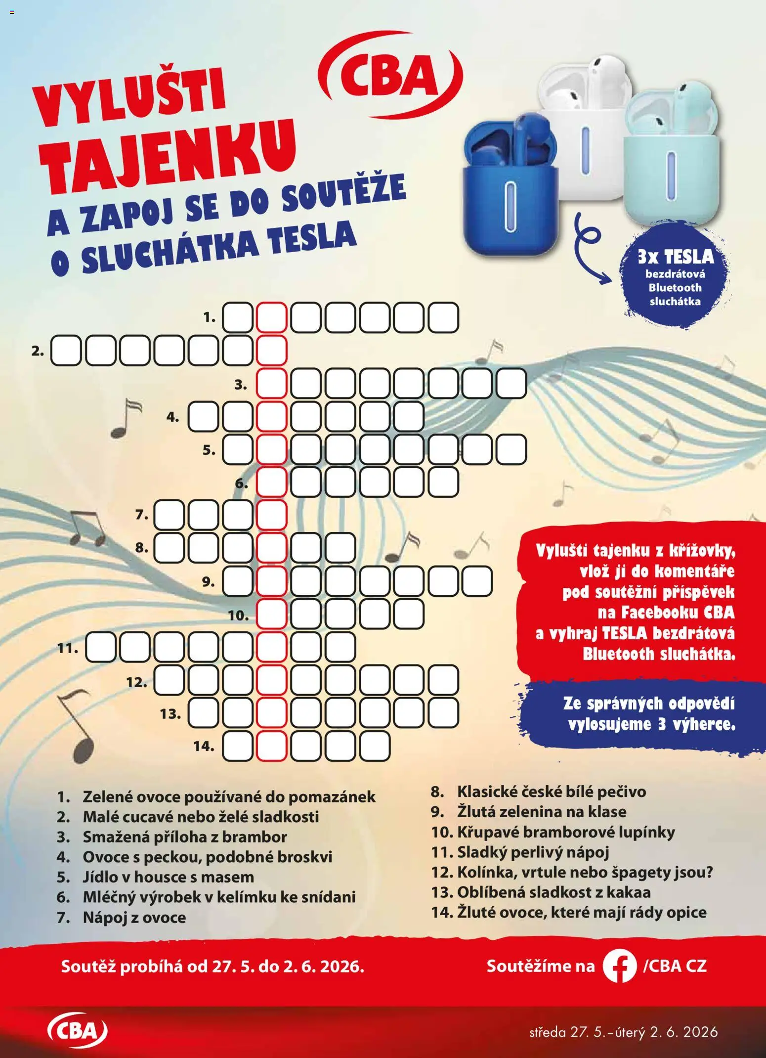 CBA leták - Premium od 27.05.2026 | Strana: 5 | Produkty: Ovoce, Sluchátka, Sladkosti, Pečivo