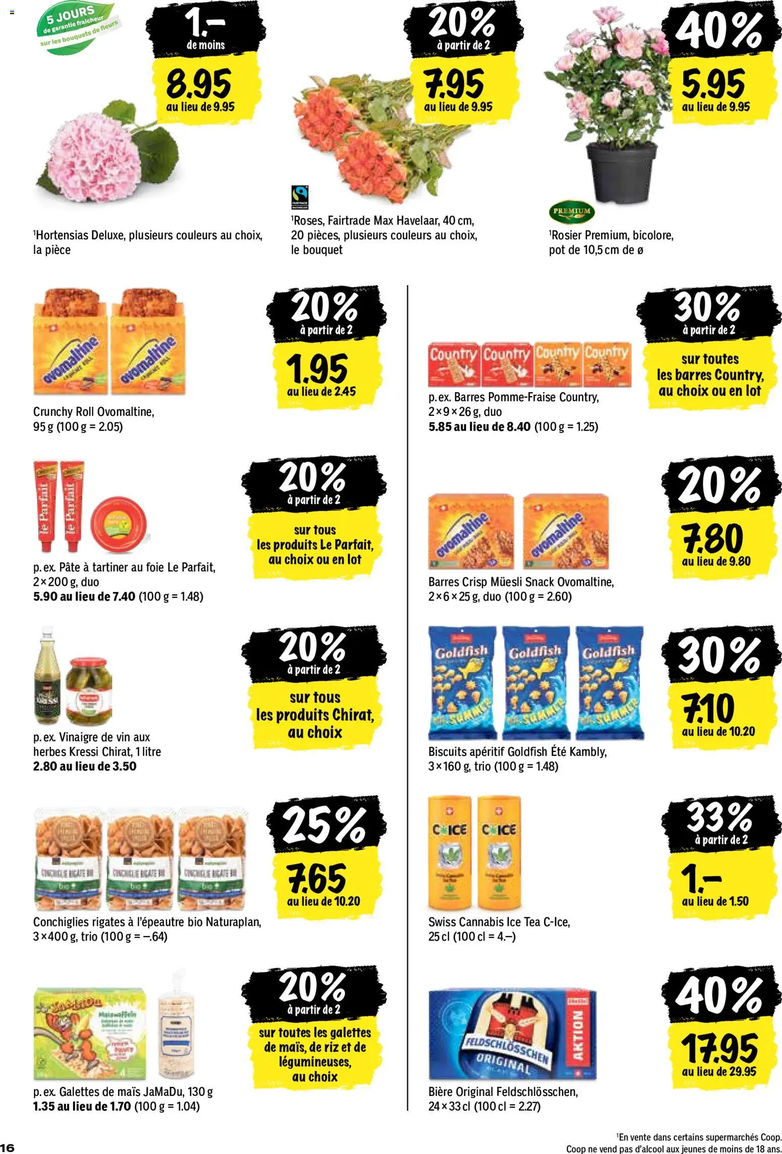 Coop aktionen FR – gültig ab 23.07.2026 | Seite: 16 | Produkte: Pasta