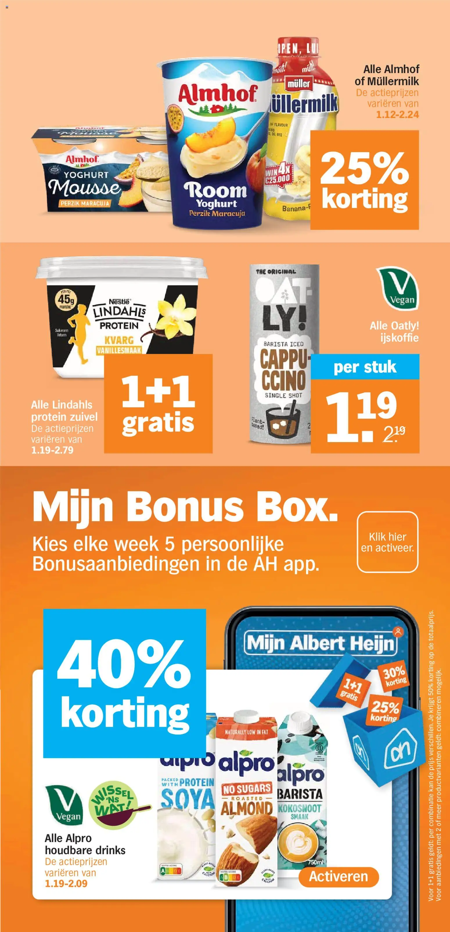 {H1} | Pagina: 16 | Producten: Proteïne, Zuivel, Yoghurt, Ijskoffie