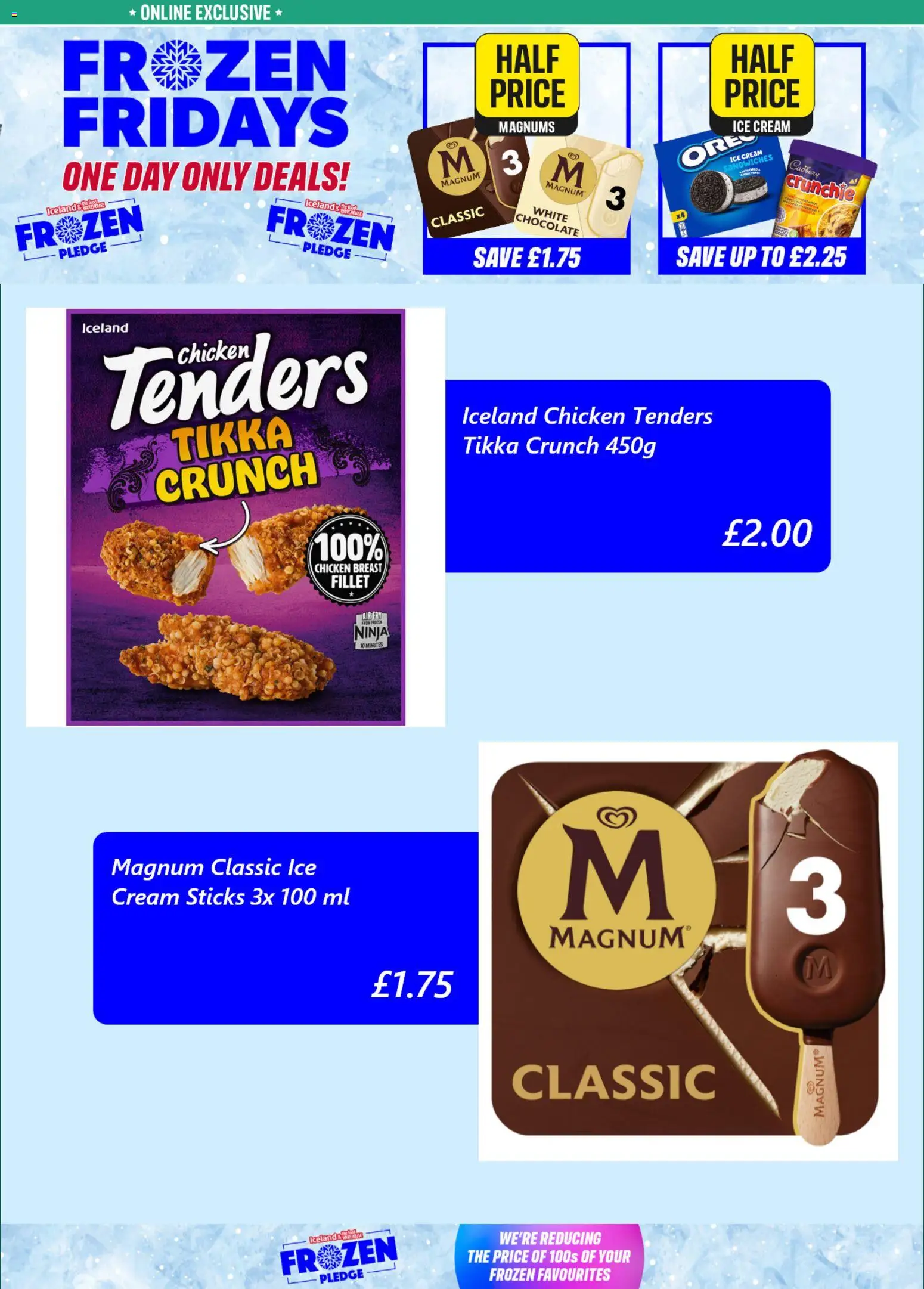 {H1} | Page: 5 | Products: Chicken, Chicken breast, Cream, Ice cream