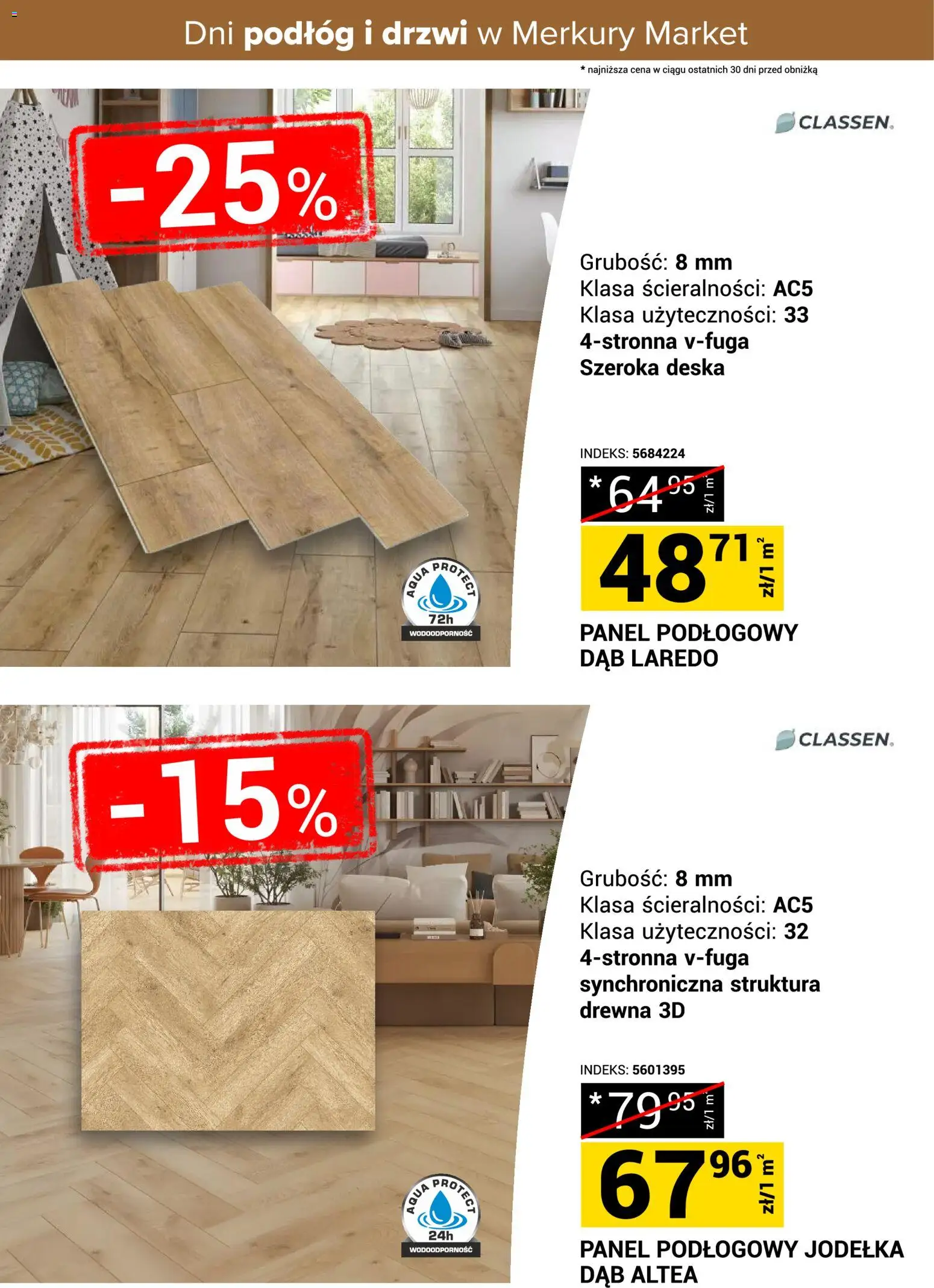 Merkury Market gazetka - Dni podłóg i drzwi od 17.10.2026 | Strona: 8 | Produkty: Drzwi