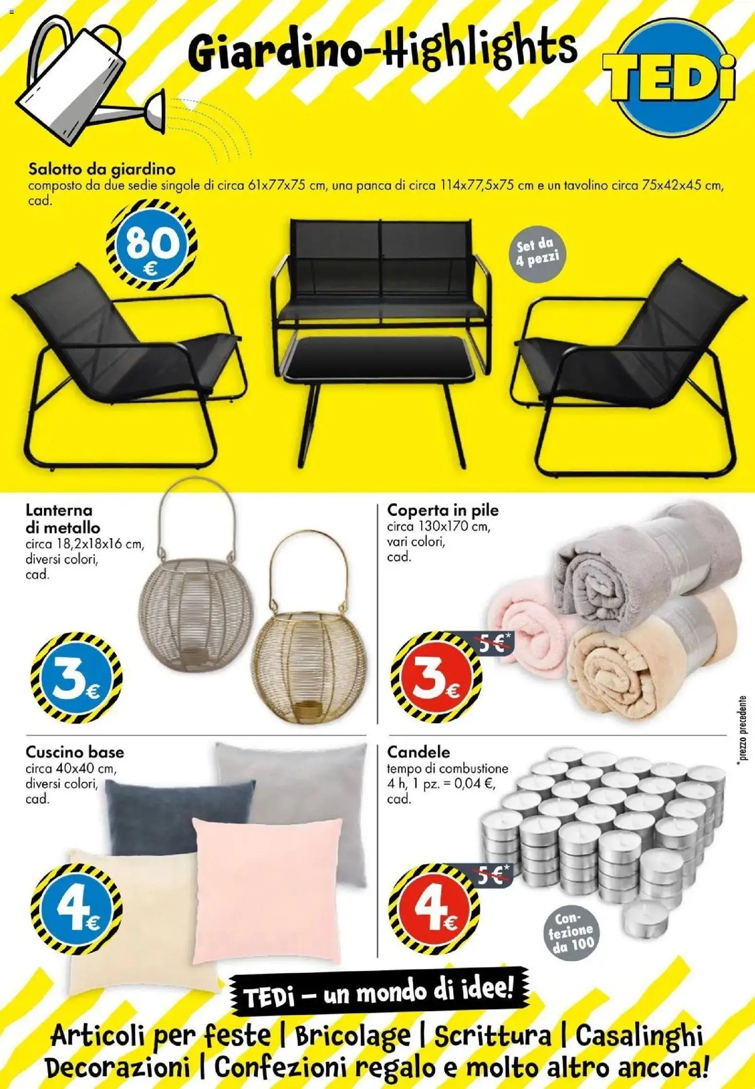 Volantino TEDi del 28.05.2026 | Pagina: 2 | Prodotti: Pile, Cuscino, Coperta, Decorazioni