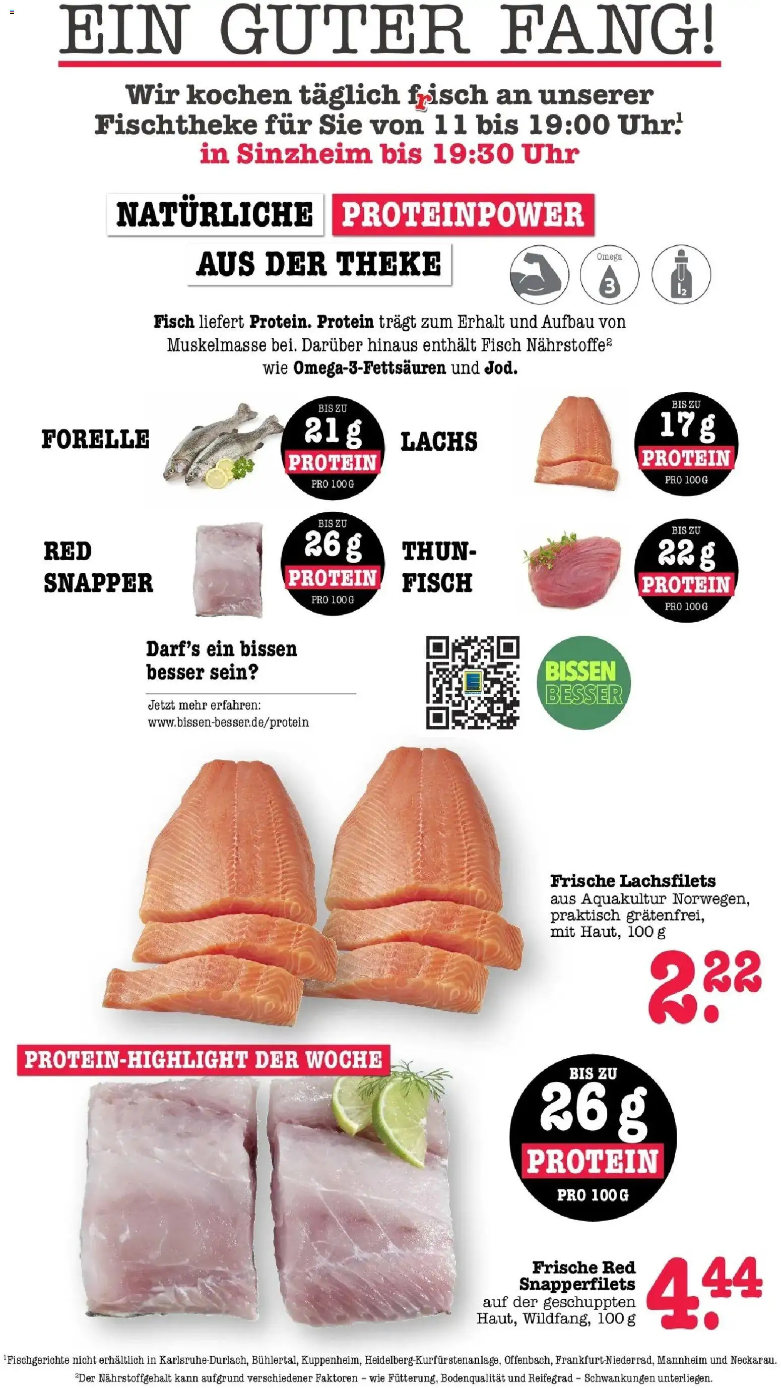 Edeka Prospekt Bühlertal – gültig ab 27.07.2026 | Seite: 19 | Produkte: Theke, Fisch, Lachs, Uhr
