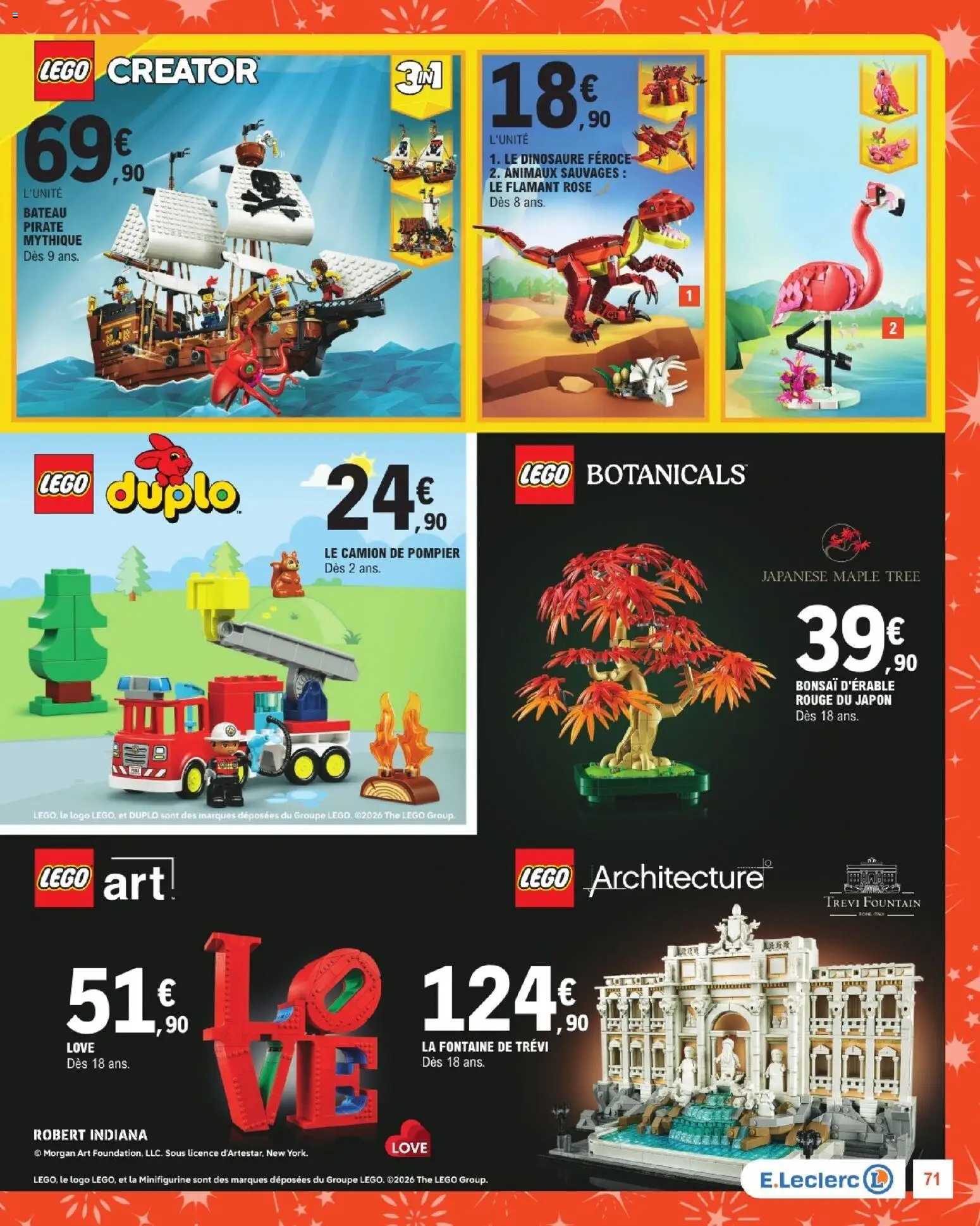 {H1} | Page: 71 | Produits: Légo, Bonsai, Bateau pirate, Thé