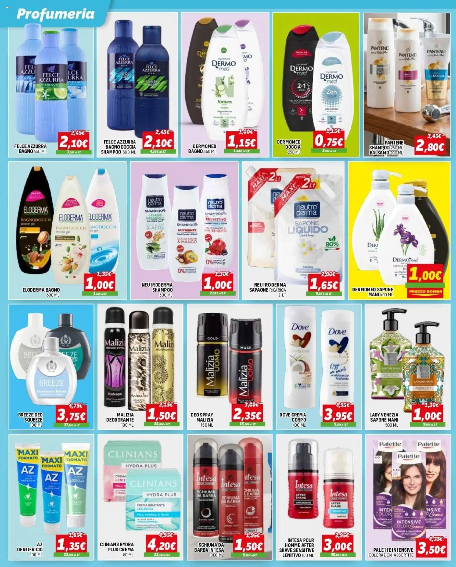 Volantino Orizzonte del 10/09/2026 | Pagina: 2 | Prodotti: Balsamo, Sapone, Deodorante, Gel doccia