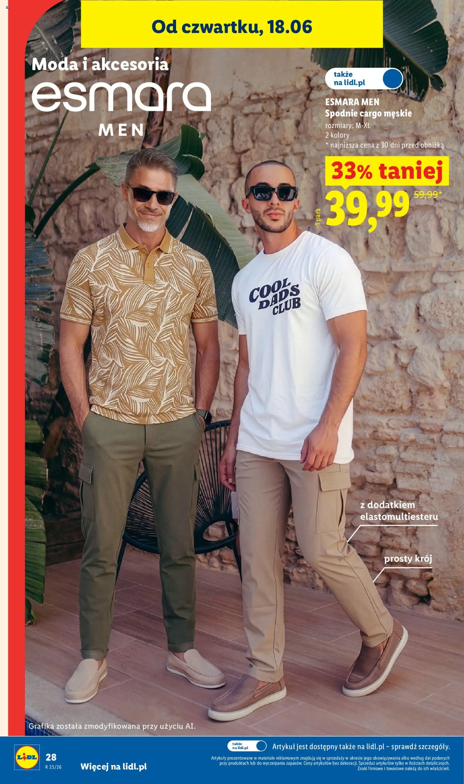 Lidl Katalog od 15.06.2026 | Strona: 34 | Produkty: Spodnie