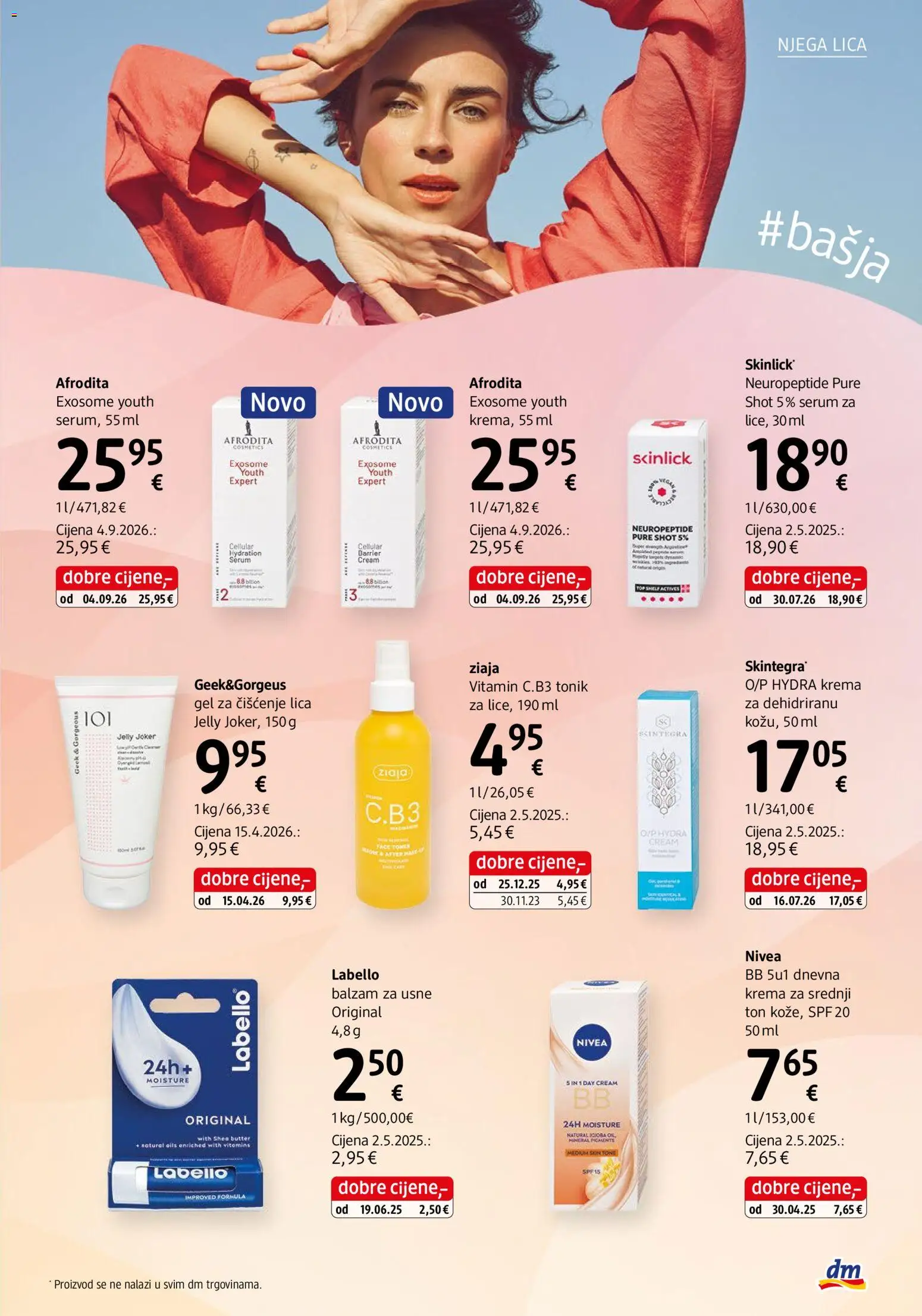 DM katalog | vrijedi od 01.10.2026 | Stranica: 27 | Proizvodi: Tonik, Gel za čišćenje lica, Balzam za usne, Nivea