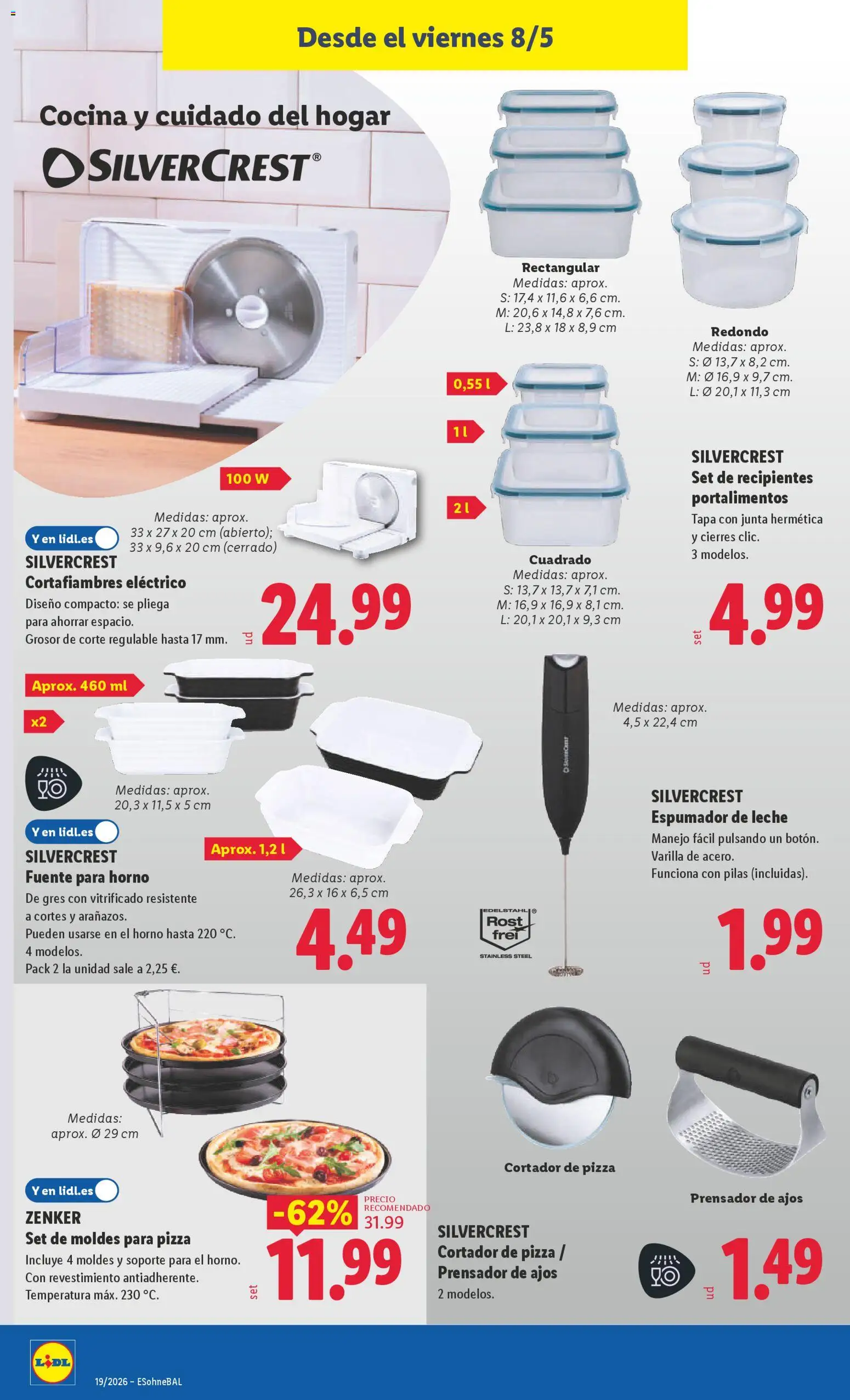Lidl folleto de bazar │ válido desde el 04.05.2026 | Página: 24 | Productos: El horno, Pan, Pizza, Cocina