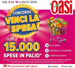 Anteprima del volantino Oasi volantino Perugia valido a partire dal 02/07/2026