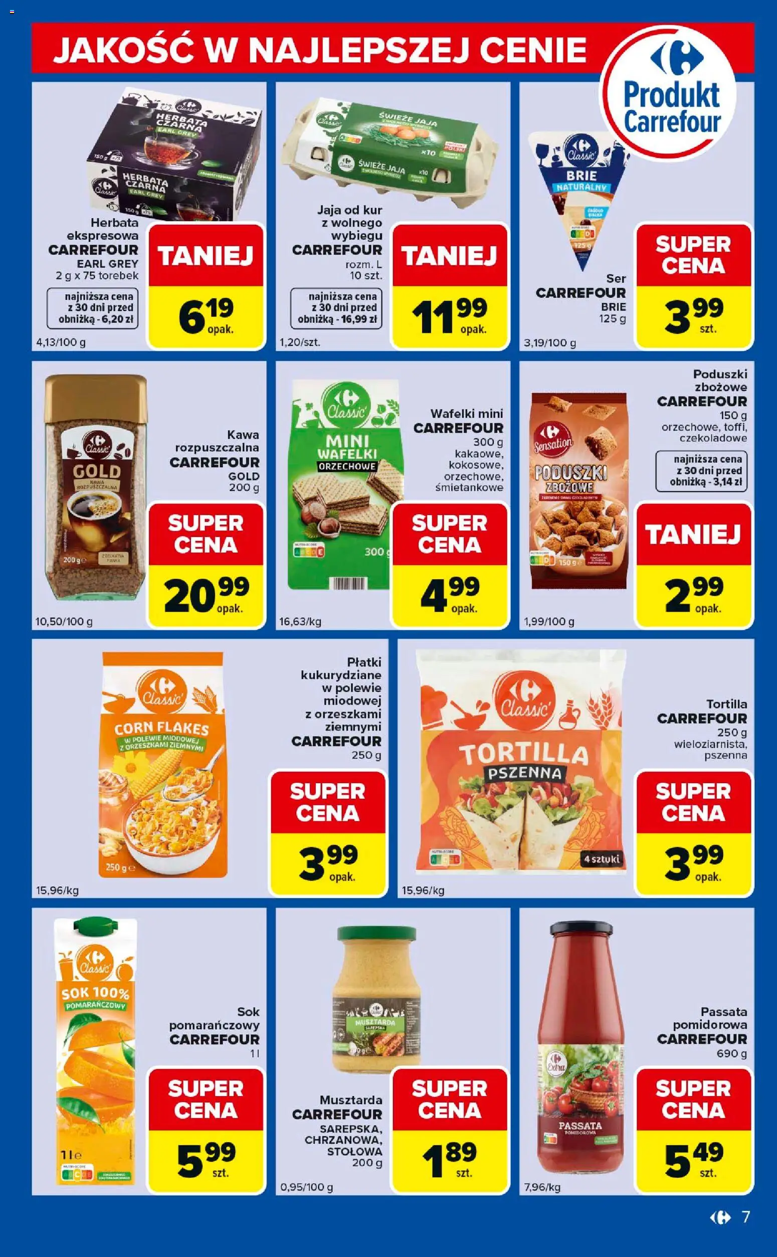 Carrefour gazetka - Express od 26.05.2026 | Strona: 7 | Produkty: Wafelki, Kawa, Herbata, Corn Flakes
