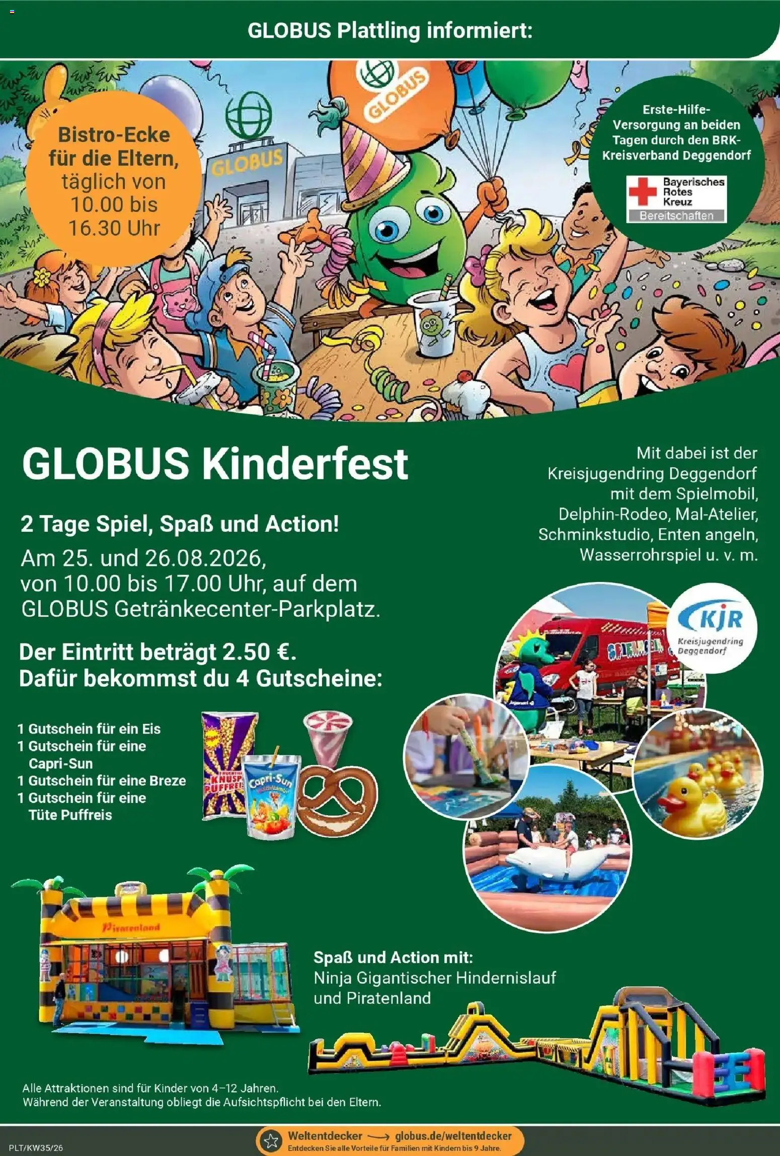 Globus Prospekt Plattling (ab 24.08.2026) » Angebote online | Seite: 23 | Produkte: Eis, Uhr