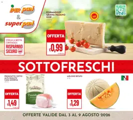 Anteprima del volantino Pan volantino valido a partire dal 03/08/2026