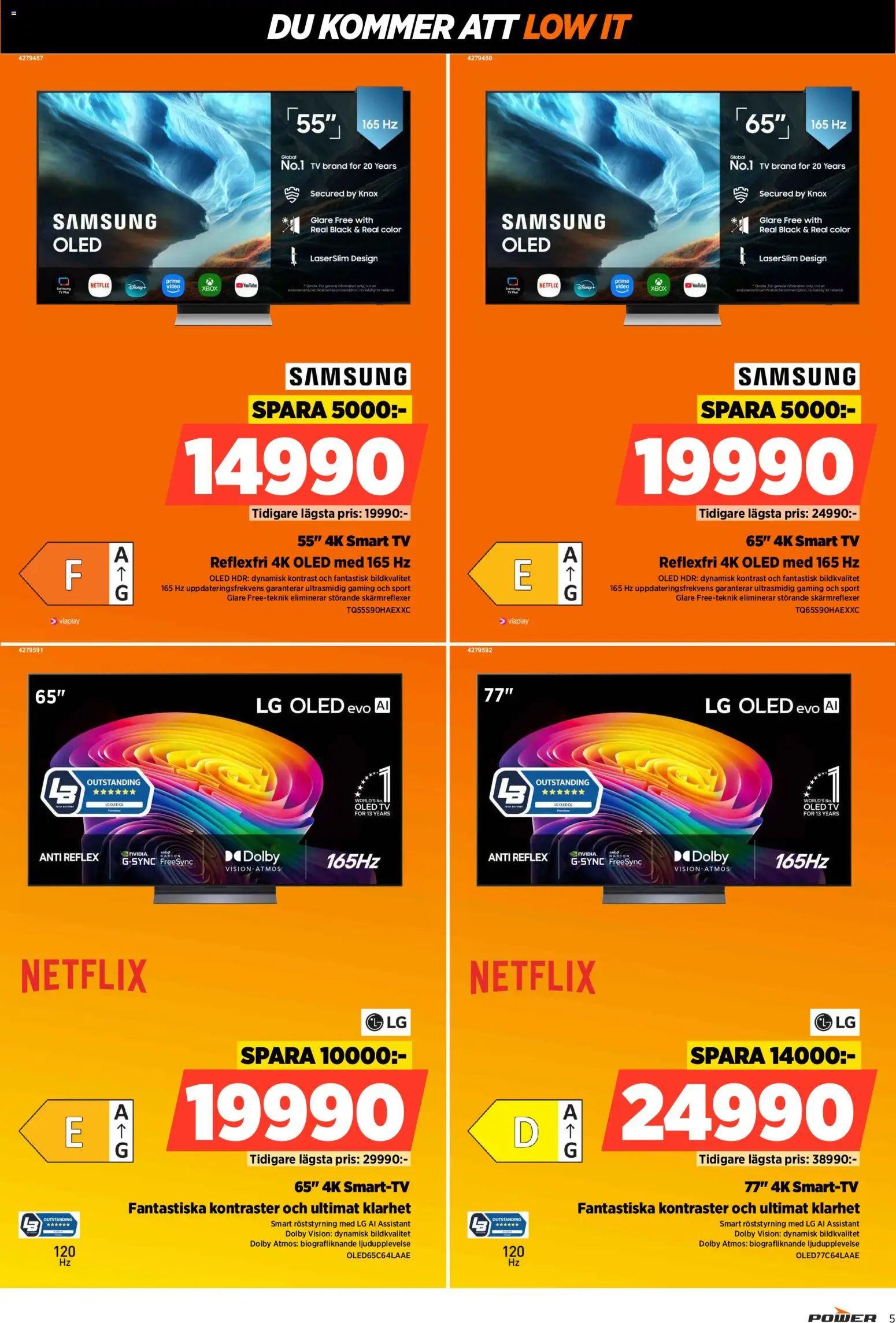 Power reklamblad aktuell från 28/09/2026 | Sida: 5 | Produkter: Smart tv, Tv, Xbox