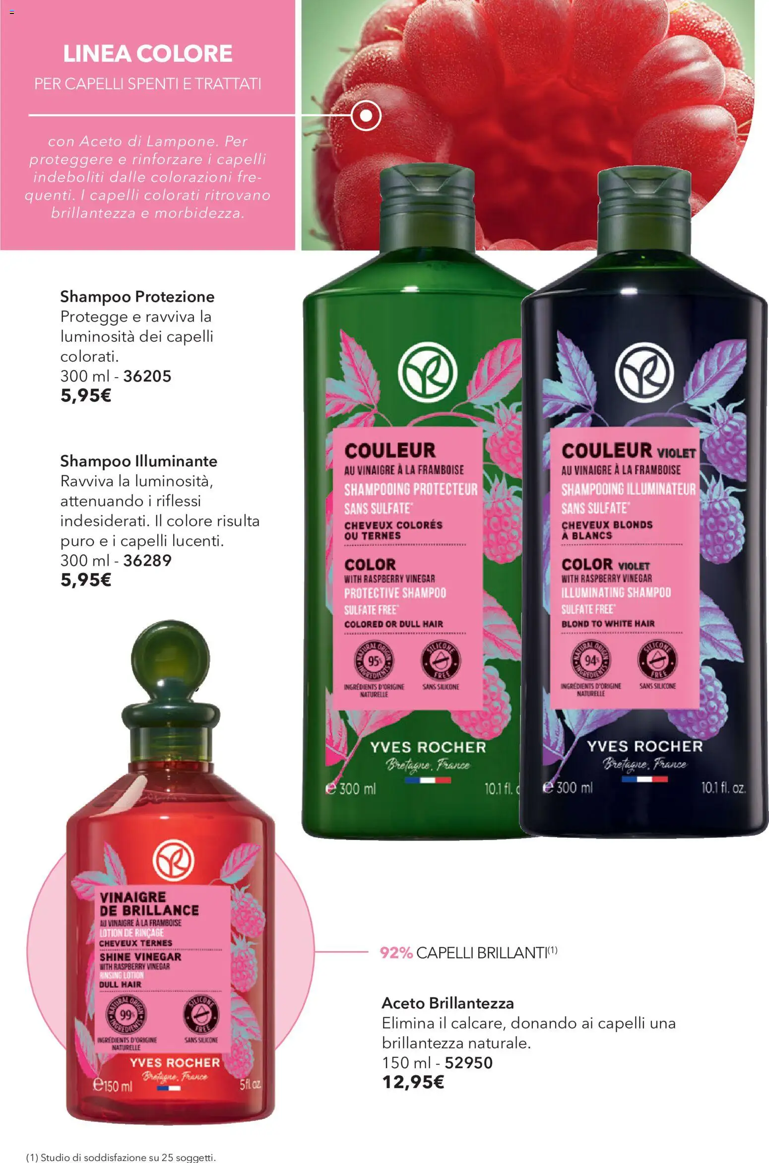 Volantino Yves Rocher del 20/10/2026 | Pagina: 46 | Prodotti: Illuminante, Shampoo, Aceto, Silicone