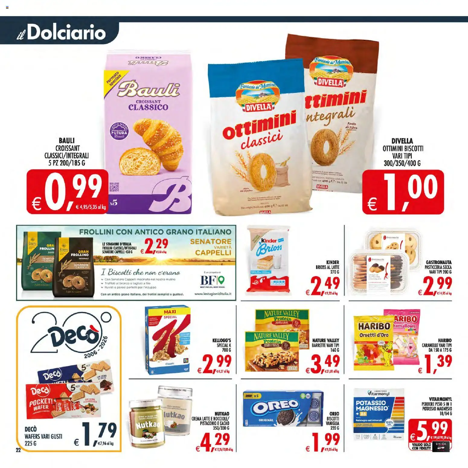 Volantino Decò del 30/06/2026 | Pagina: 29 | Prodotti: Crema, Biscotti, Cacao, Frollini