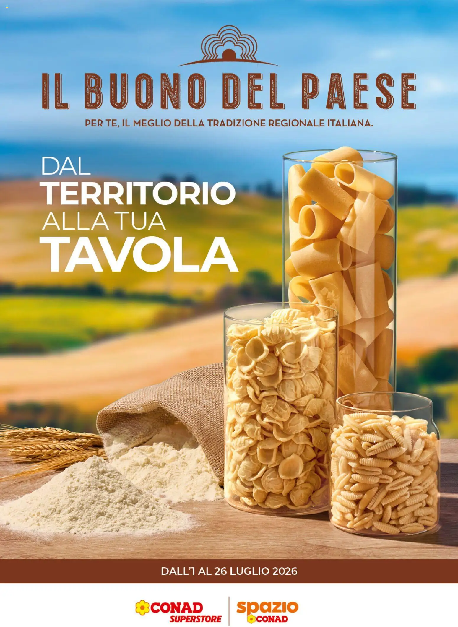 Volantino Conad del 01/07/2026 | Pagina: 1 | Prodotti: Pile, Pasta