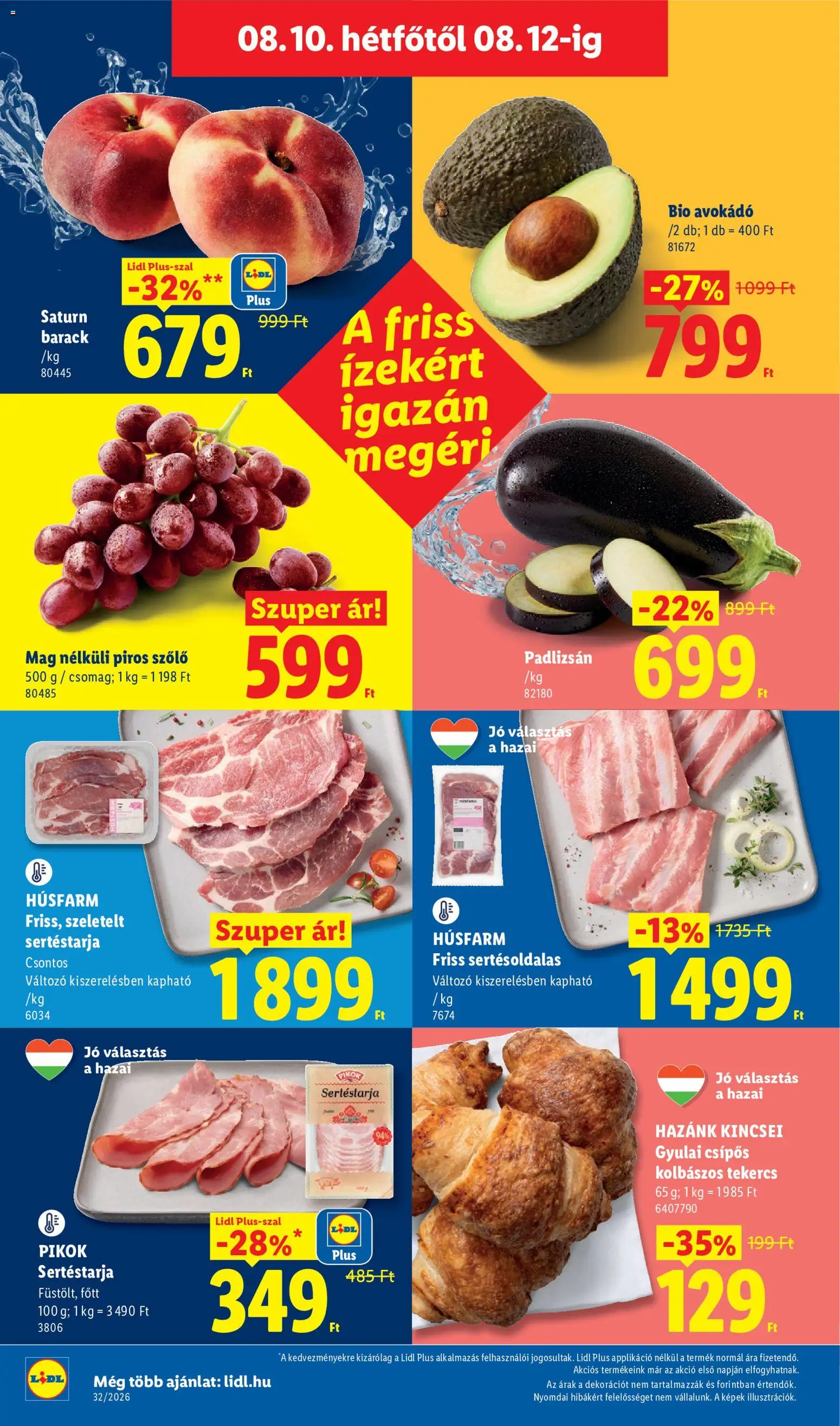 Lidl akciós ujság - amely érvényes a következő dátumtól: 2026.08.06. | Oldal: 66